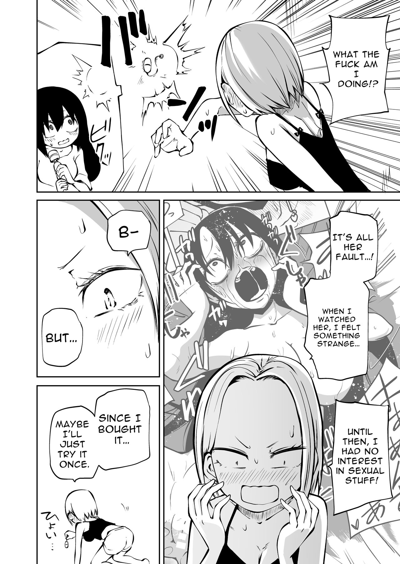 [Mikenekohanten (Sakamoto KAFKA)]Onanie Chuudoku  InCha  Onna to Otonari Yankee Onna | Pure and Innocent Female Delinquent's First Time Masturbation Failure[English] [Solid Rose] Page 3