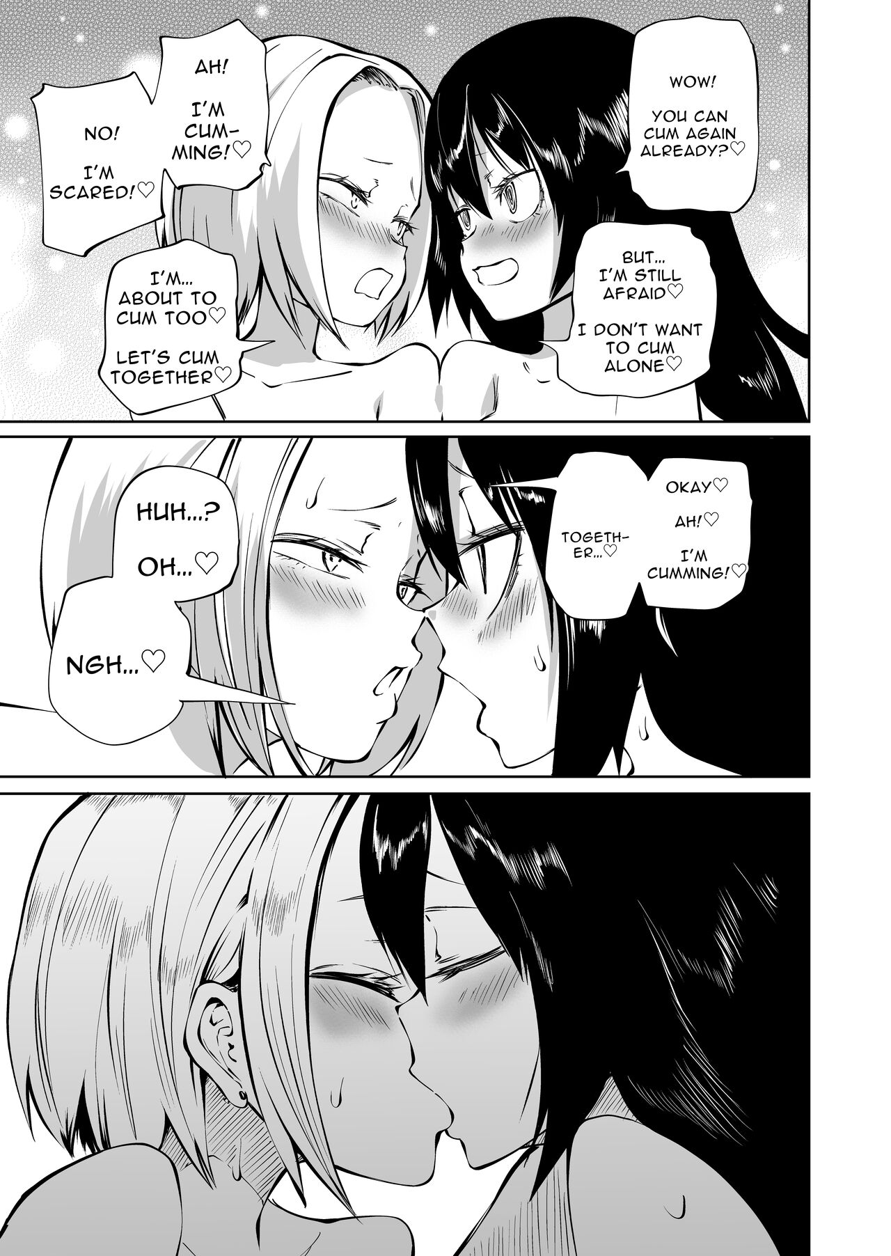 [Mikenekohanten (Sakamoto KAFKA)]Onanie Chuudoku  InCha  Onna to Otonari Yankee Onna | Pure and Innocent Female Delinquent's First Time Masturbation Failure[English] [Solid Rose] Page 36
