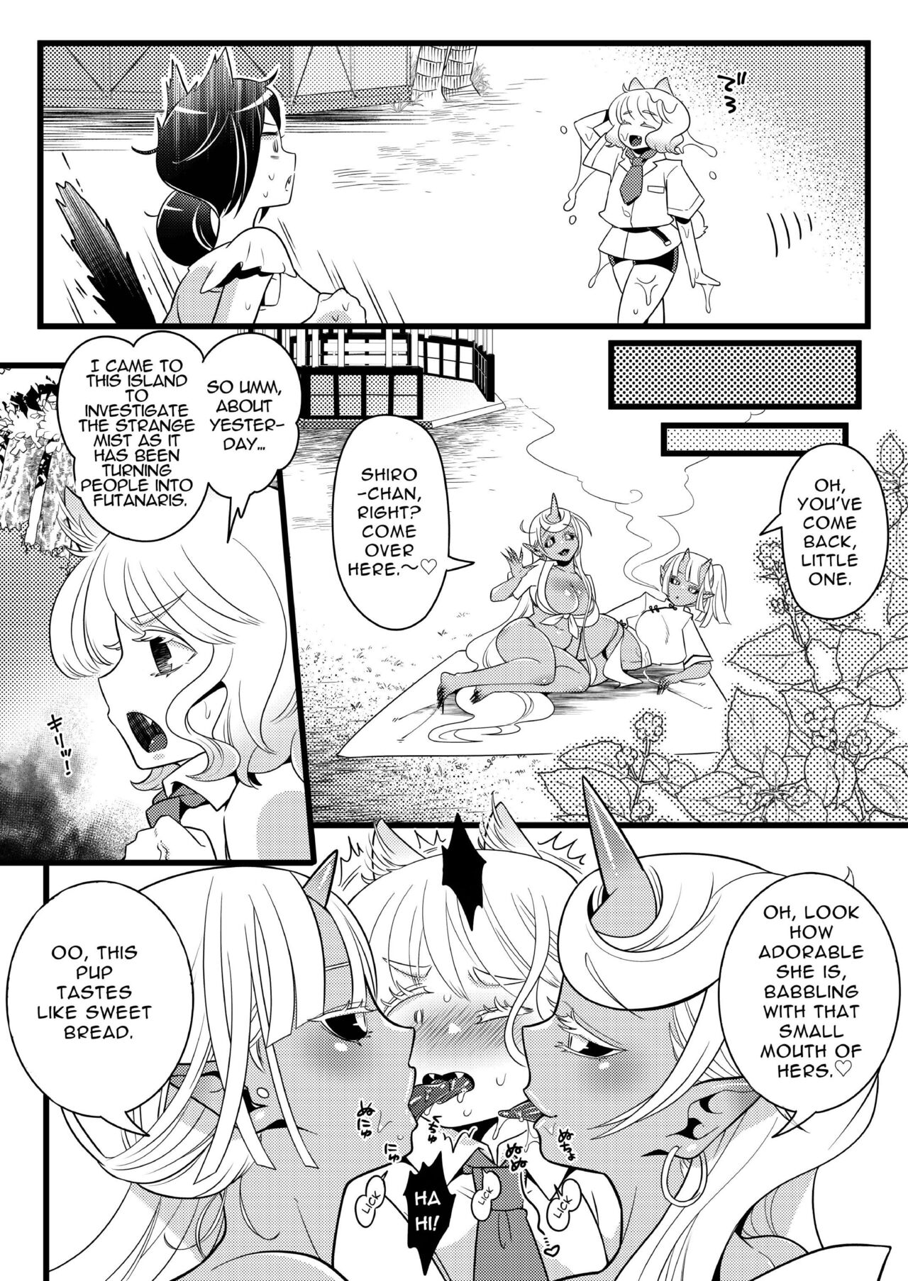 [Ijou Sentakubyori (Kashou)]Futanari Oni no Sumu Jima  | The Island of Dick Slingin' Demon Girls[English] [RWfuta] Page 18