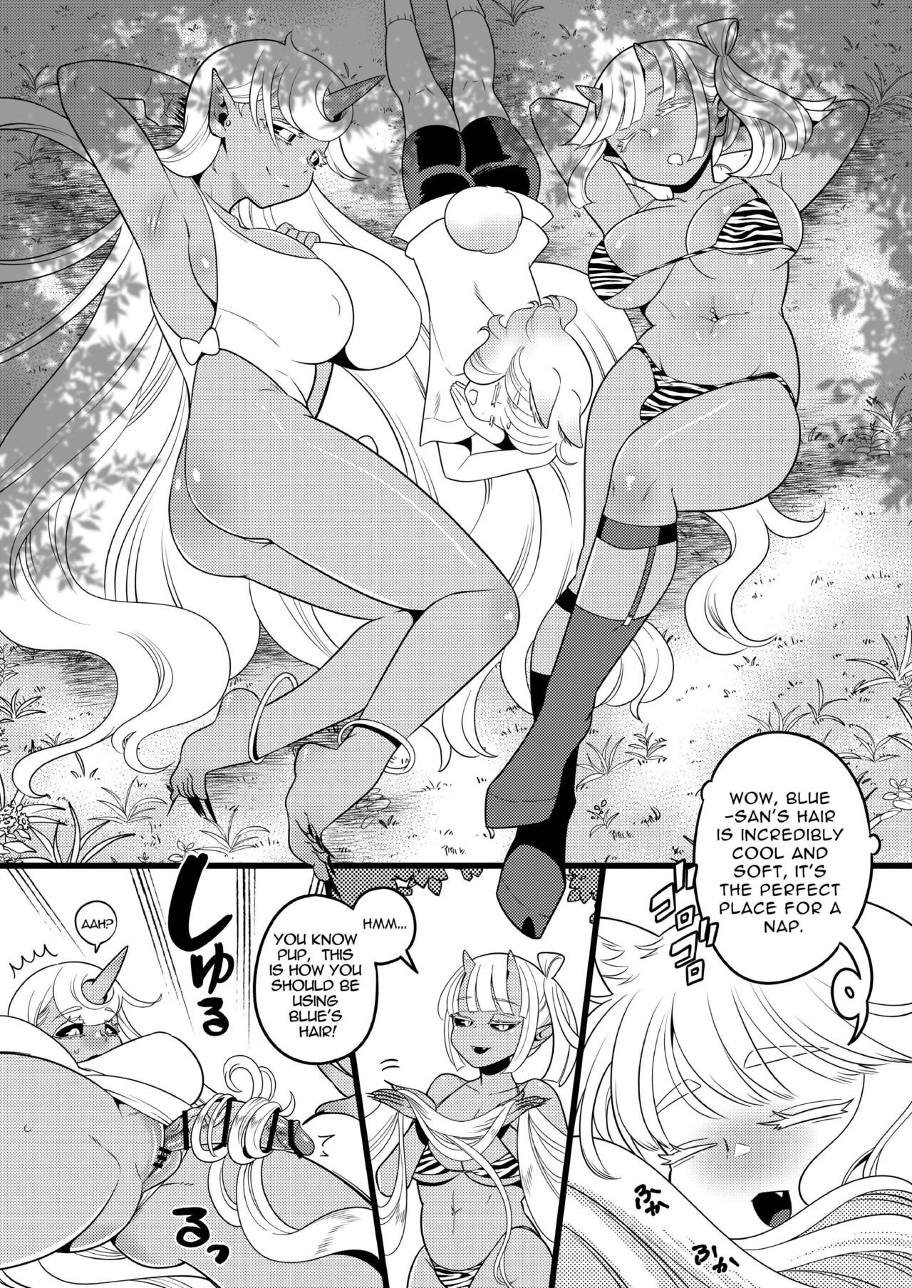 [Ijou Sentakubyori (Kashou)]Futanari Oni no Sumu Jima  | The Island of Dick Slingin' Demon Girls[English] [RWfuta] Page 57