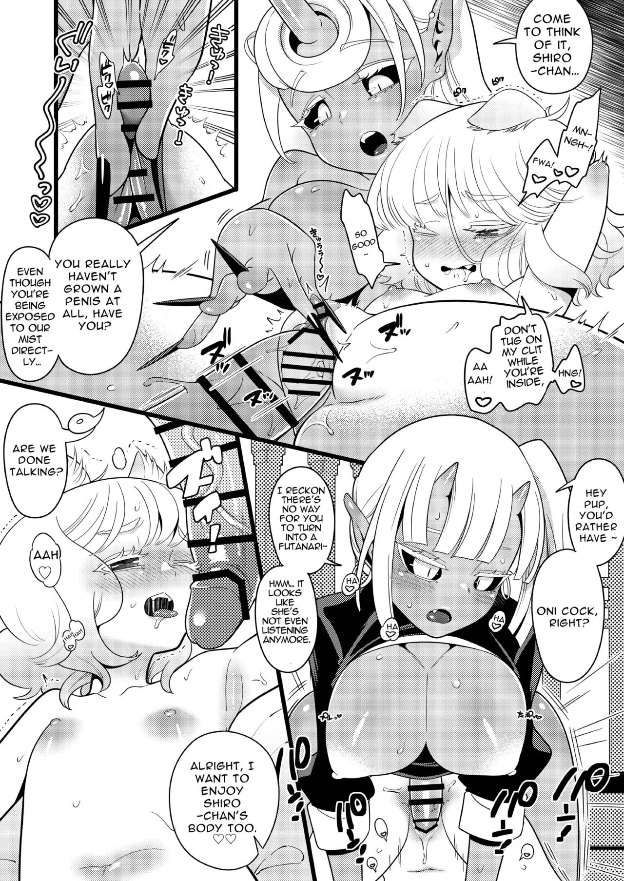 [Ijou Sentakubyori (Kashou)]Futanari Oni no Sumu Jima  | The Island of Dick Slingin' Demon Girls[English] [RWfuta] Page 64