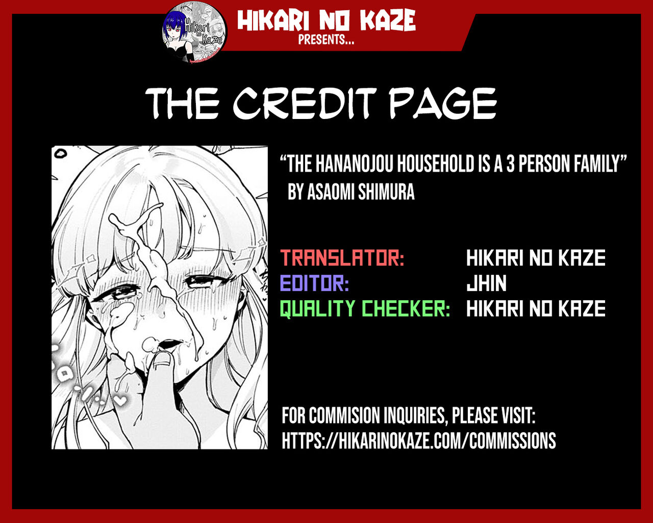 [Asaomi Shimura]Hananojou-ka wa 3-nin Kazoku | The Hananojou household is a 3 person family(COMIC Anthurium 2023-07) [English] [Hikari no kaze] [Digital] Page 21