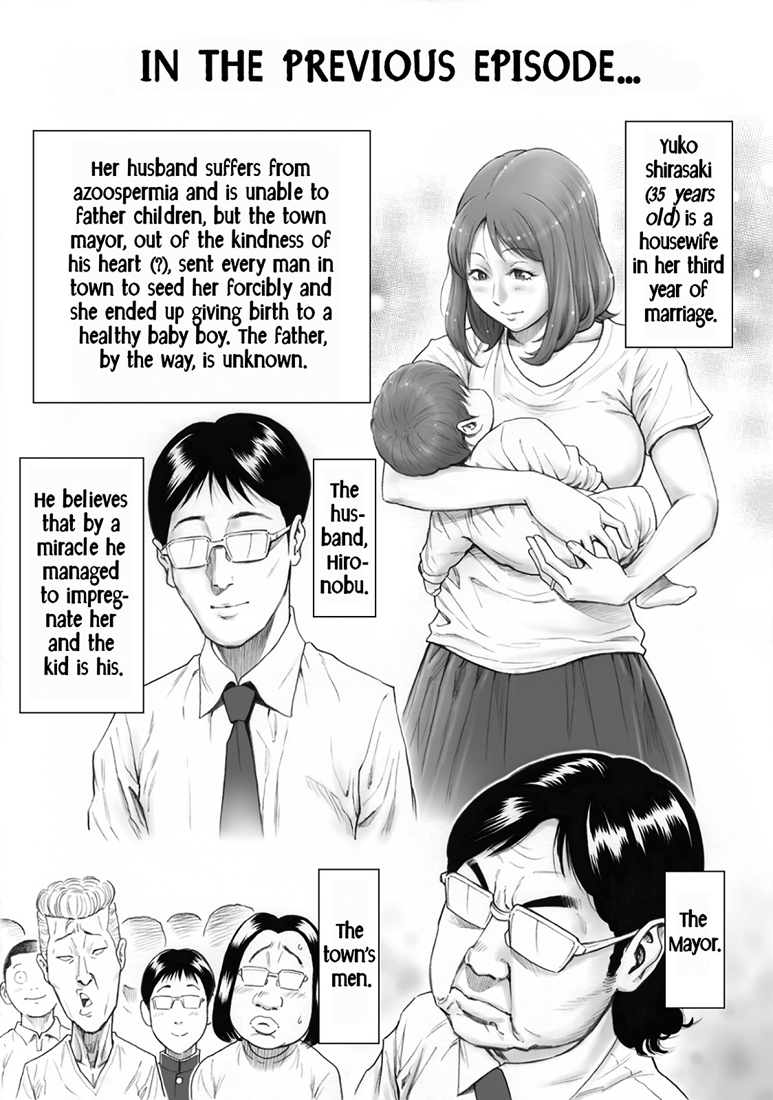 [DT Koubou (DAIGO)]Futarime ga Hoshii Hitozuma o Chounai Minna de Haramaseyou | Let The Whole Town Impregnate A Wife Who Wants A Second Child[English] Page 2