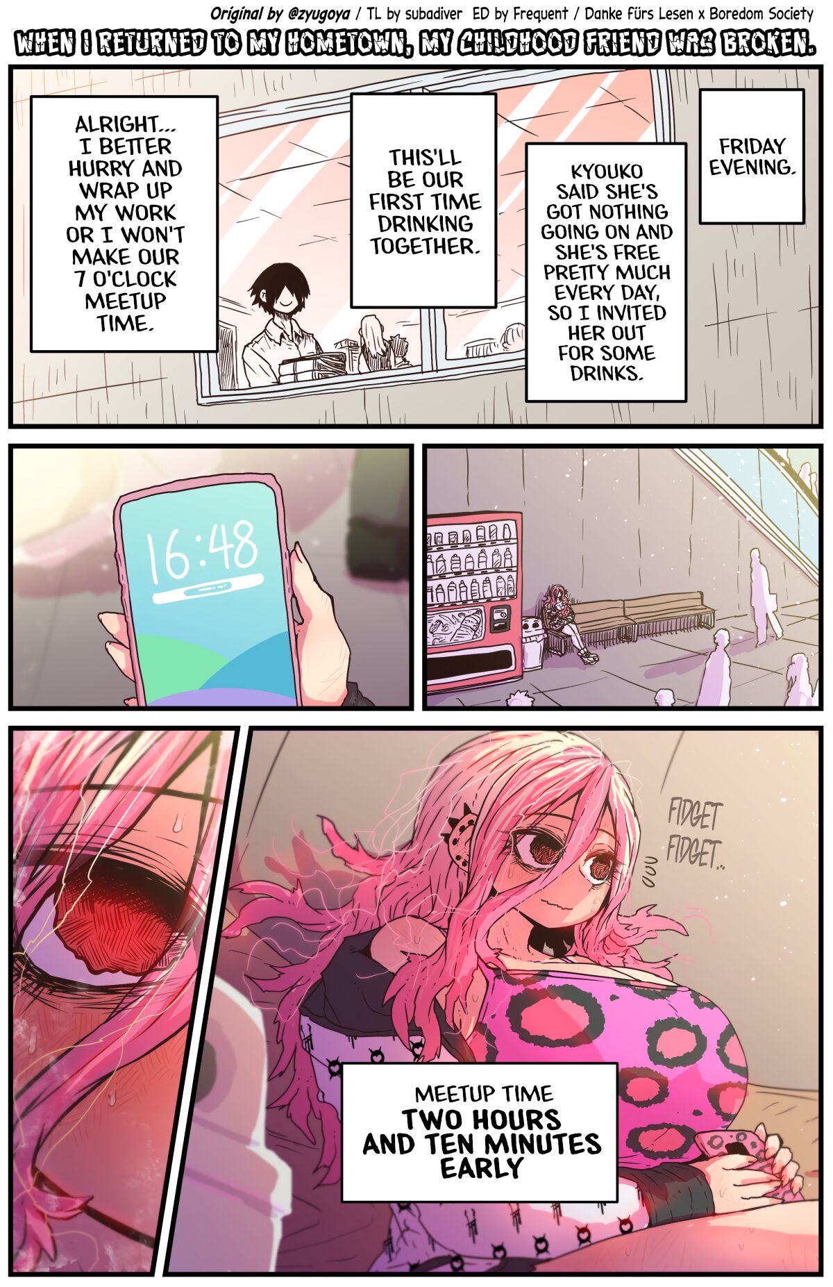 [Zyugoya]Jimoto ni Kaettekitara Osananajimi ga Kowareteta | When I Returned to My Hometown, My Childhood Friend was Broken(MainStory+FANBOX) [English] Page 13