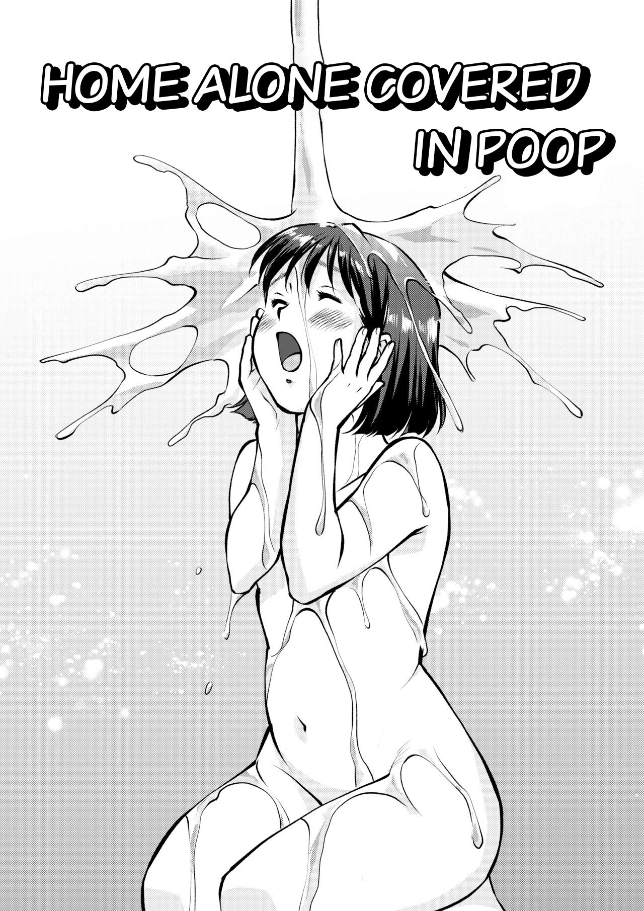 [Tofumaru]Unko Mamire de Orusuban | Home Alone Covered in Poop[English] [SGMJanus] Page 1