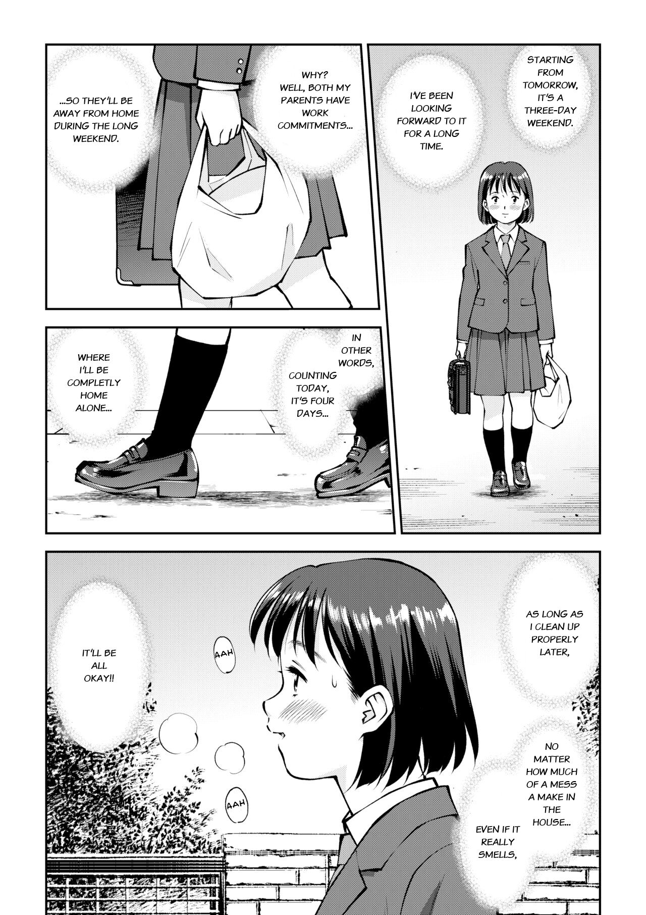 [Tofumaru]Unko Mamire de Orusuban | Home Alone Covered in Poop[English] [SGMJanus] Page 3