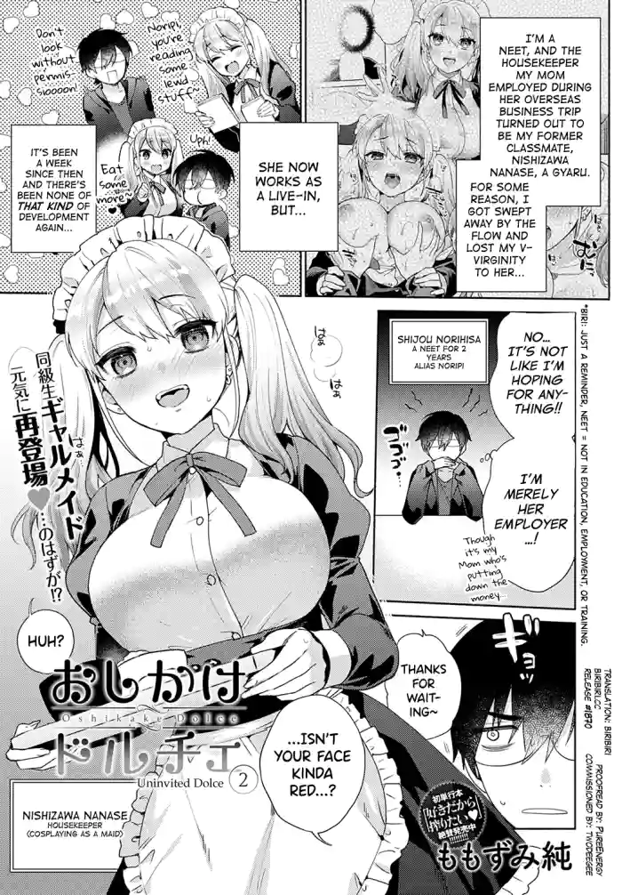 [Momozumi Jun]Oshikake Dolce 2 | Uninvited Dolce 2(COMIC Anthurium 2022-08) [English] [biribiri] [Digital]