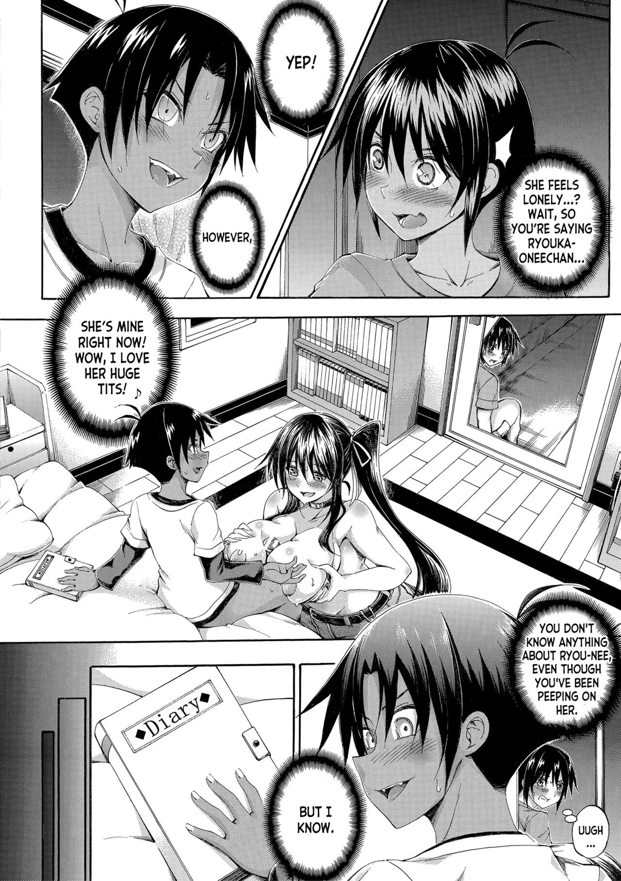 [Maekawa Hayato]Onee-chan ga Doppelganger ni Netorarechau! ch.1-3[English] [desudesu] [Digital] Page 87