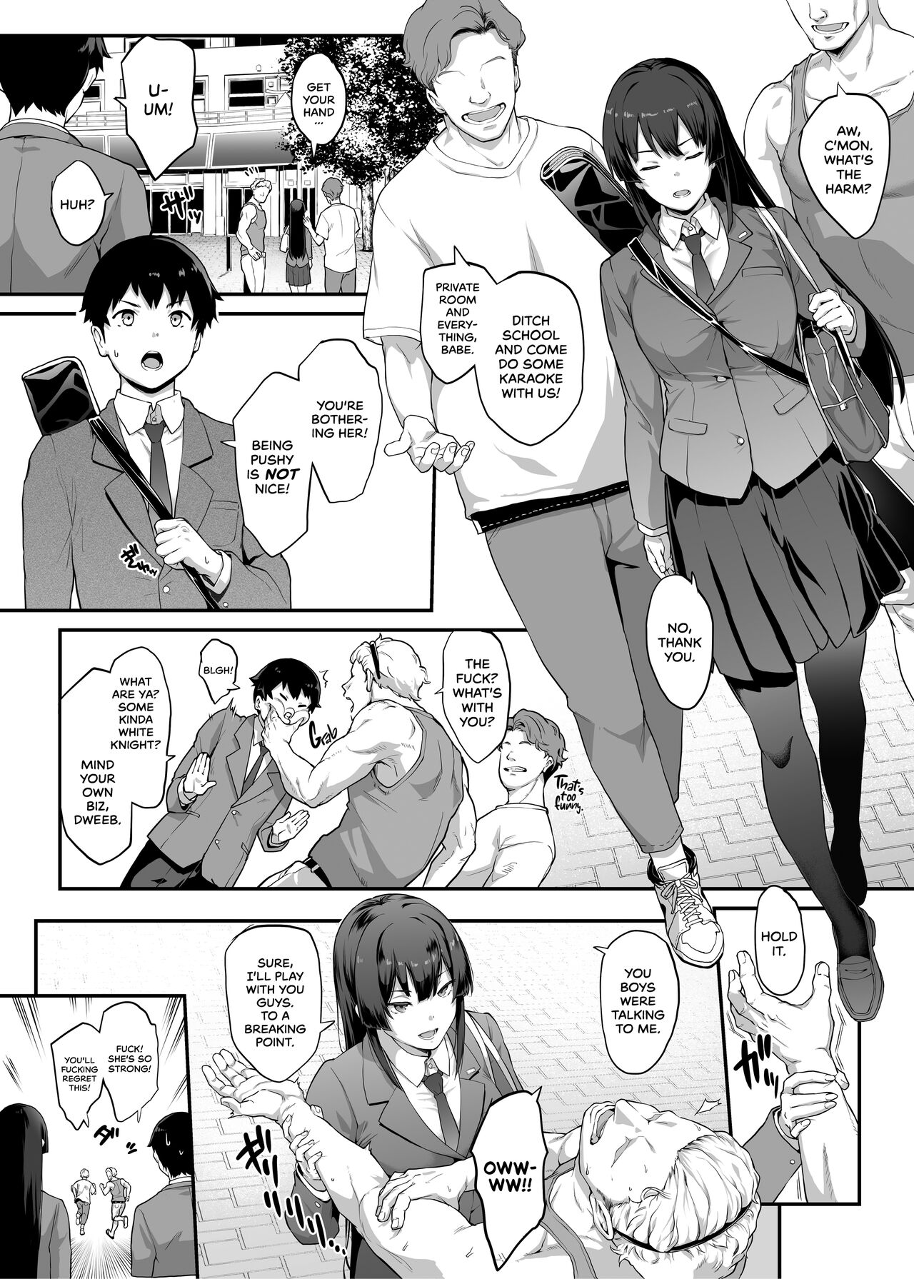 [Kaedeko, yozo]Kendoubu Shushou de Osananajimi no Bijin de Tsuyoi Boku no Kanojo ga, Charao ni Assari Otosareru Wake ga Nai | My Childhood Crush, the Fierce and Beautiful Kendo Club Captain, Would Never Fall for a Fuckboy[English] [head empty] [Ongoing] Page 1