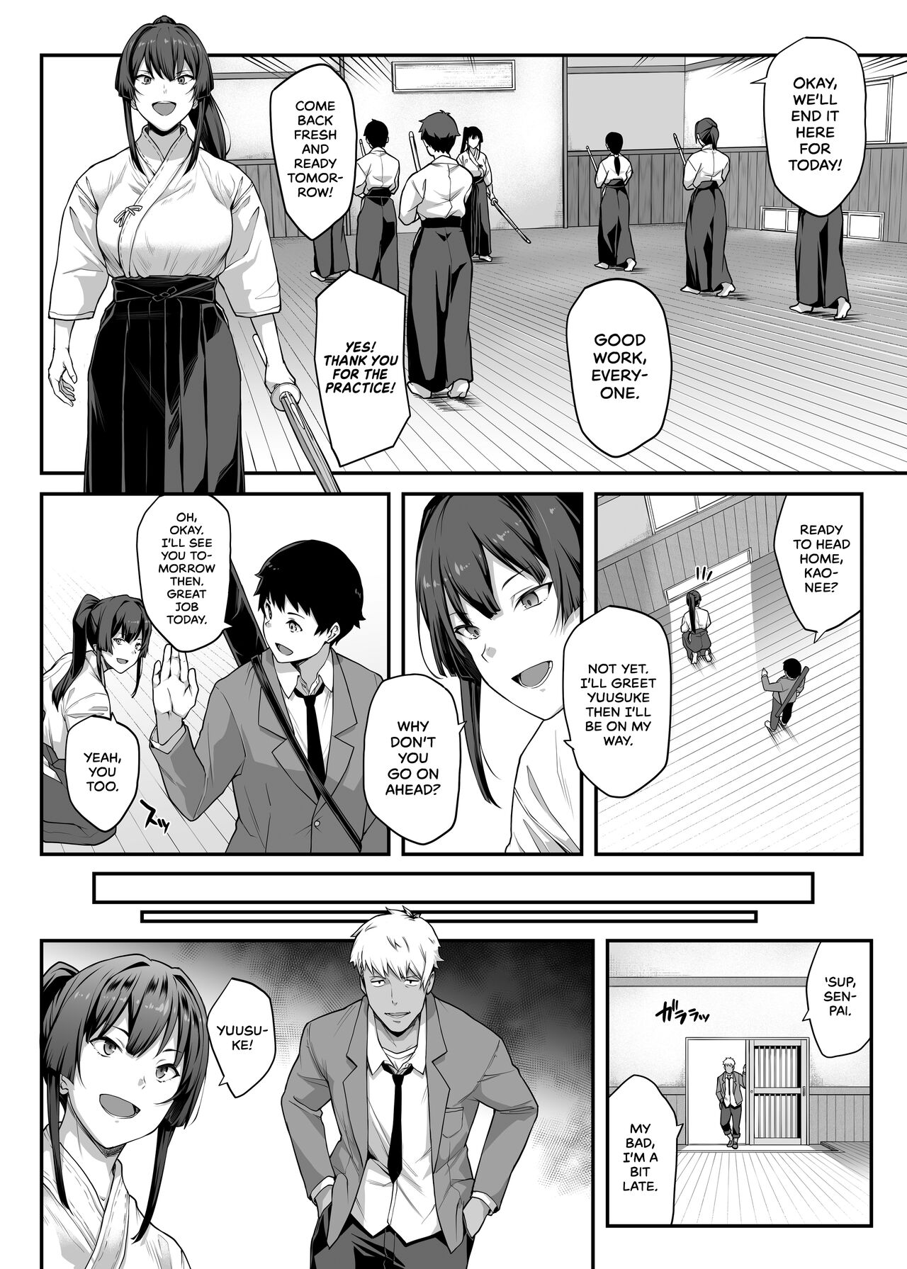 [Kaedeko, yozo]Kendoubu Shushou de Osananajimi no Bijin de Tsuyoi Boku no Kanojo ga, Charao ni Assari Otosareru Wake ga Nai | My Childhood Crush, the Fierce and Beautiful Kendo Club Captain, Would Never Fall for a Fuckboy[English] [head empty] [Ongoing] Page 14