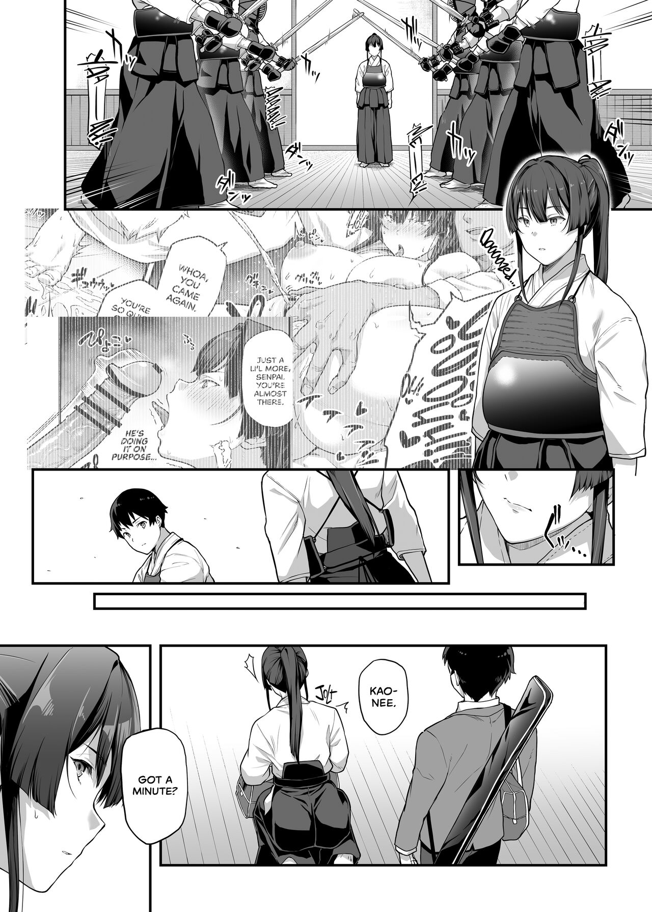 [Kaedeko, yozo]Kendoubu Shushou de Osananajimi no Bijin de Tsuyoi Boku no Kanojo ga, Charao ni Assari Otosareru Wake ga Nai | My Childhood Crush, the Fierce and Beautiful Kendo Club Captain, Would Never Fall for a Fuckboy[English] [head empty] [Ongoing] Page 28