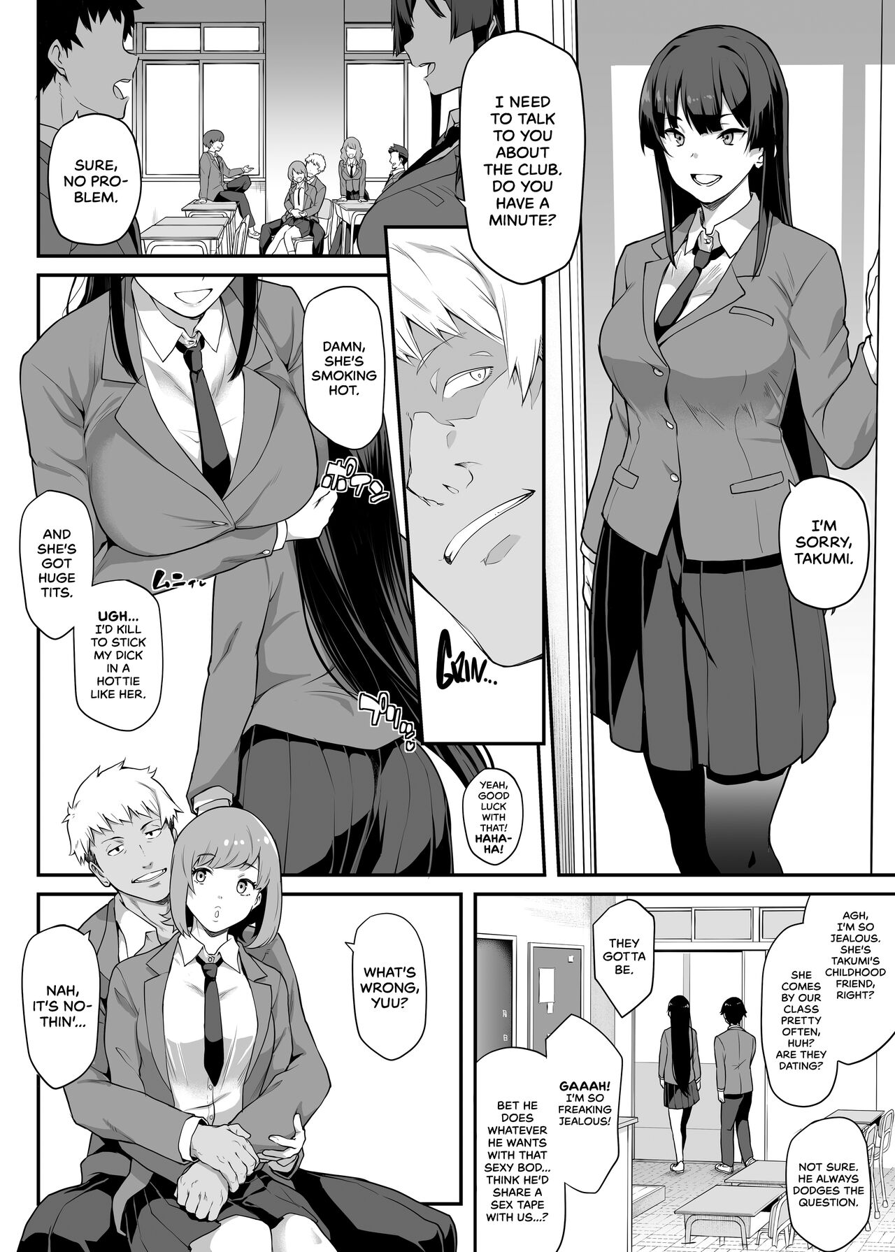 [Kaedeko, yozo]Kendoubu Shushou de Osananajimi no Bijin de Tsuyoi Boku no Kanojo ga, Charao ni Assari Otosareru Wake ga Nai | My Childhood Crush, the Fierce and Beautiful Kendo Club Captain, Would Never Fall for a Fuckboy[English] [head empty] [Ongoing] Page 4