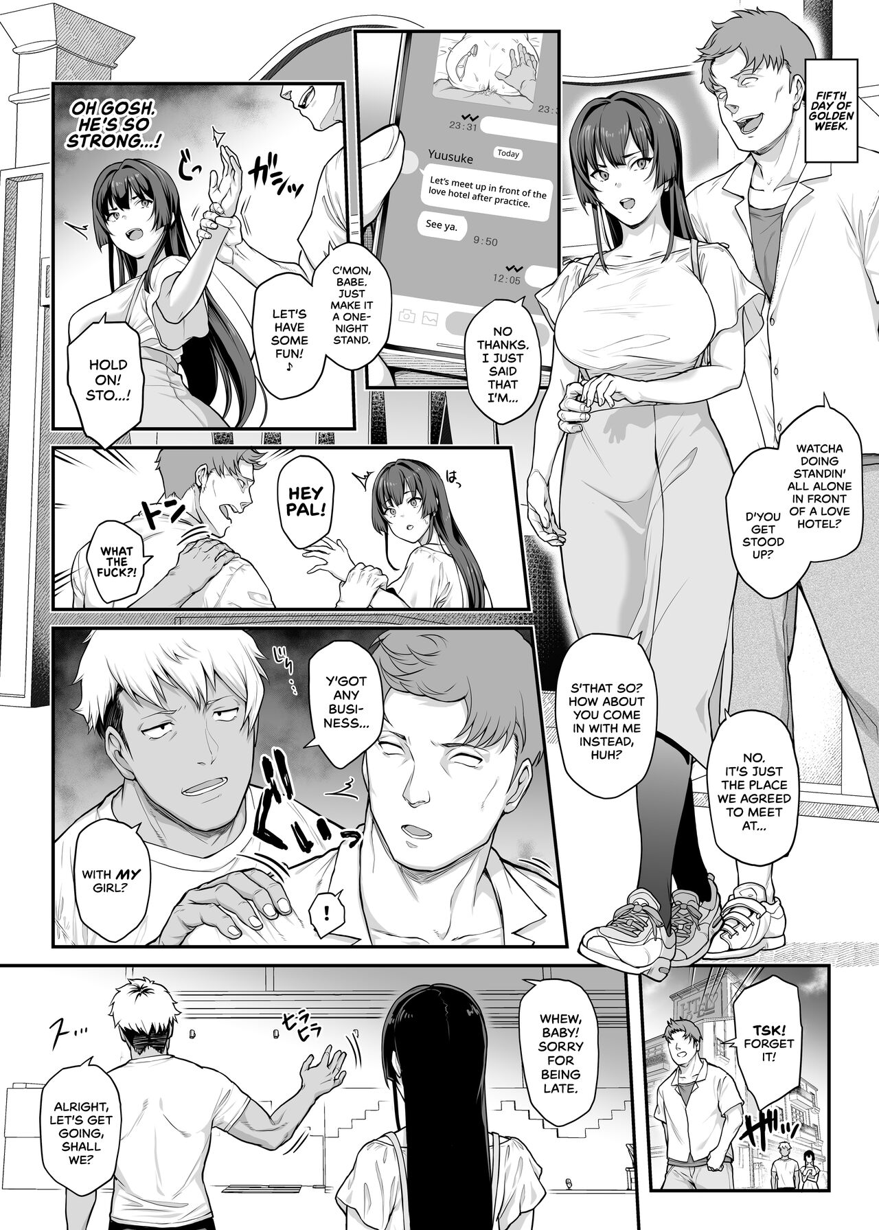 [Kaedeko, yozo]Kendoubu Shushou de Osananajimi no Bijin de Tsuyoi Boku no Kanojo ga, Charao ni Assari Otosareru Wake ga Nai | My Childhood Crush, the Fierce and Beautiful Kendo Club Captain, Would Never Fall for a Fuckboy[English] [head empty] [Ongoing] Page 47