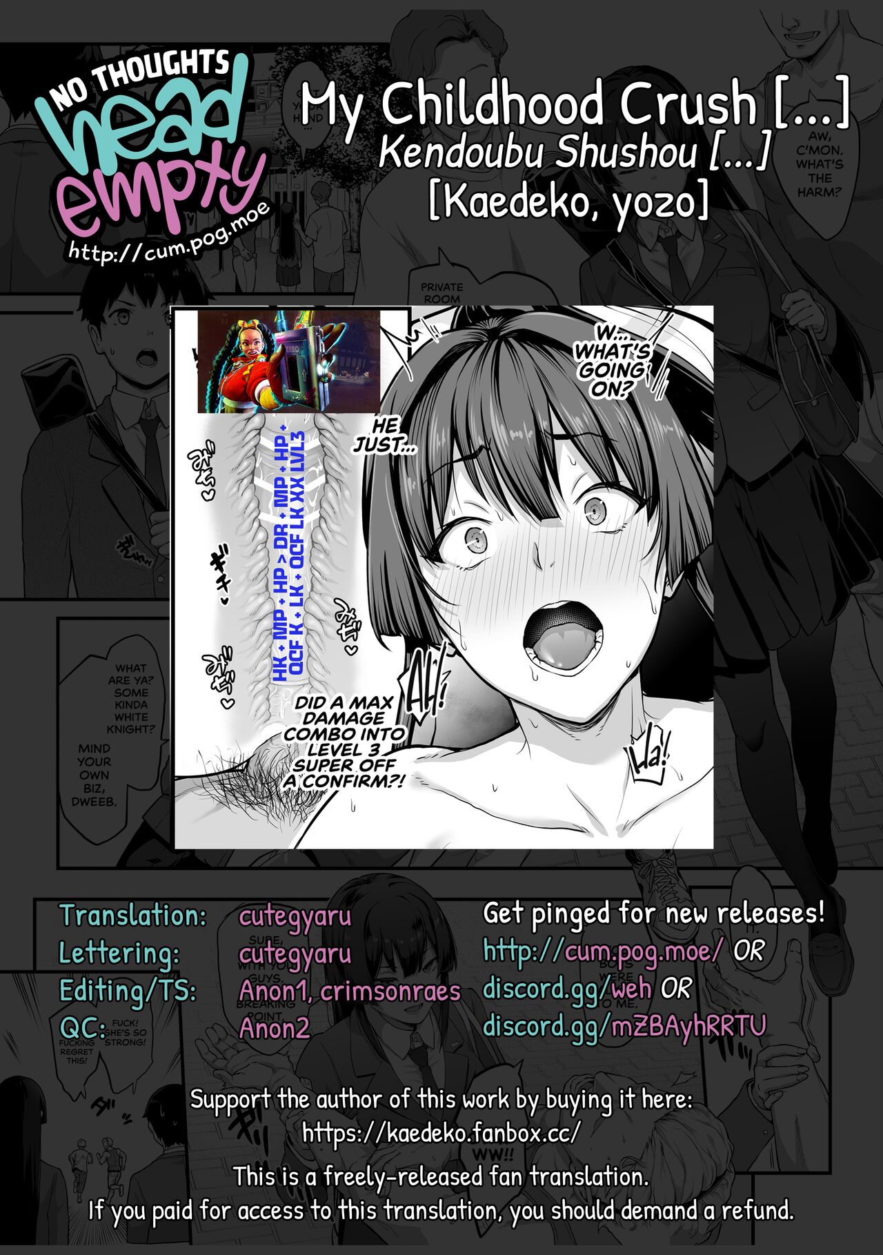 [Kaedeko, yozo]Kendoubu Shushou de Osananajimi no Bijin de Tsuyoi Boku no Kanojo ga, Charao ni Assari Otosareru Wake ga Nai | My Childhood Crush, the Fierce and Beautiful Kendo Club Captain, Would Never Fall for a Fuckboy[English] [head empty] [Ongoing] Page 56