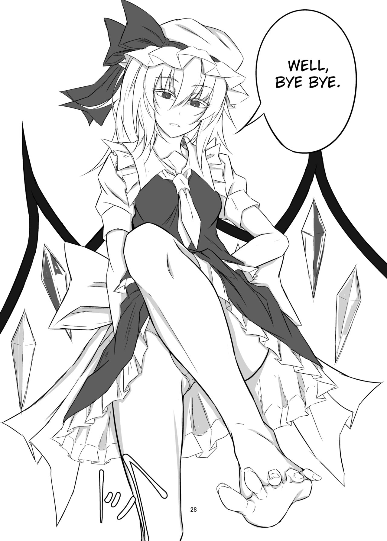 [pikuchi-ya (Piro)]Koumakan de Daiji na Tokoro o Kerareru Hon | A book about getting kicked in important parts at the Scarlet Devil Mansion(Touhou Project) [English] [Eon Hfansub] [Digital] Page 28