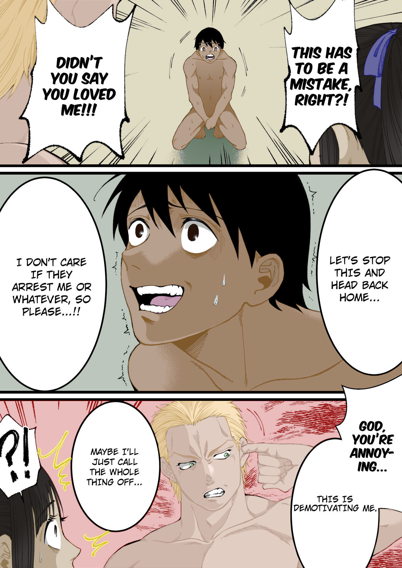 A World Where Small, Phimosis Cocks Are Hated[colorized] (ongoing) Page 17