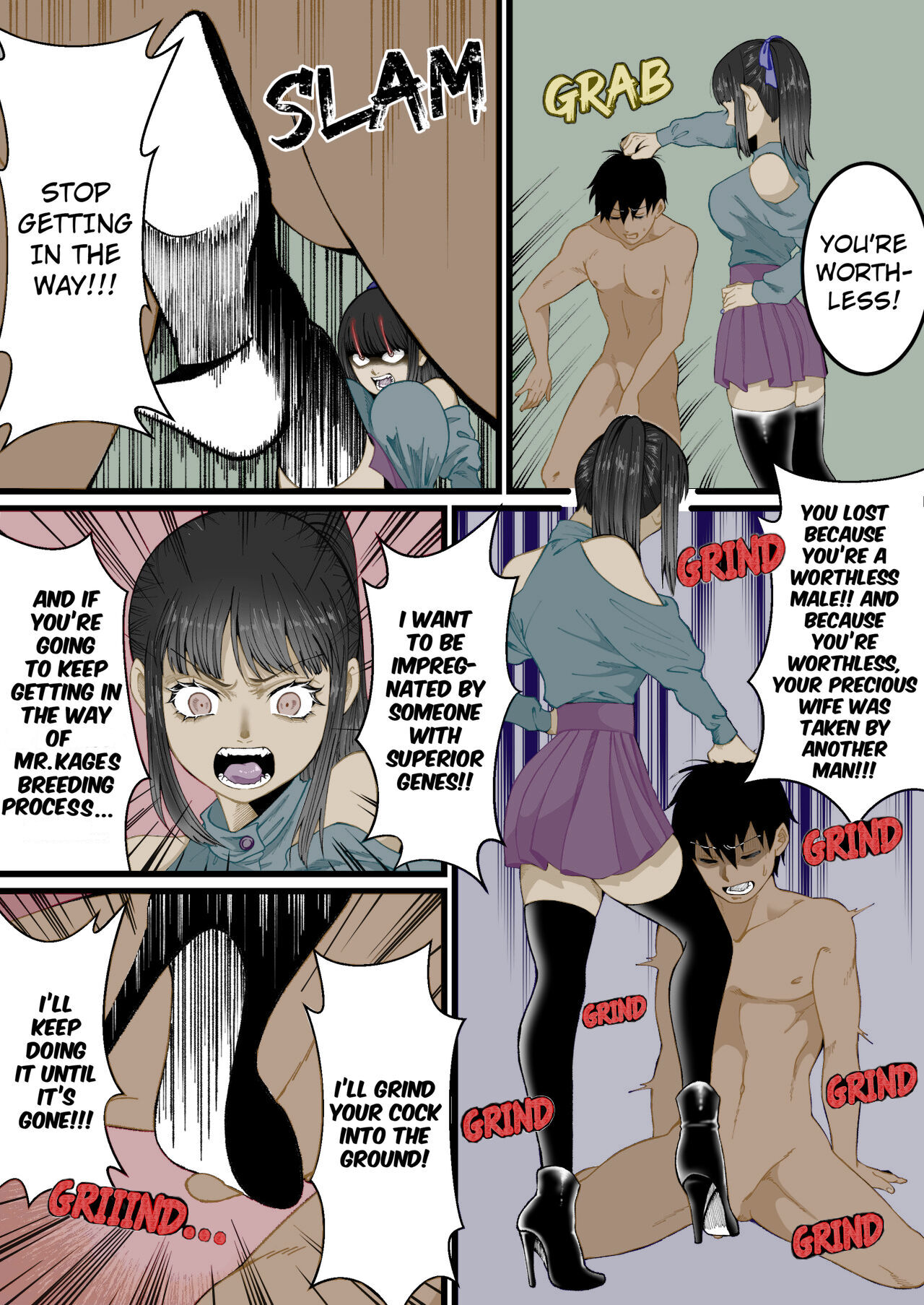A World Where Small, Phimosis Cocks Are Hated[colorized] (ongoing) Page 19