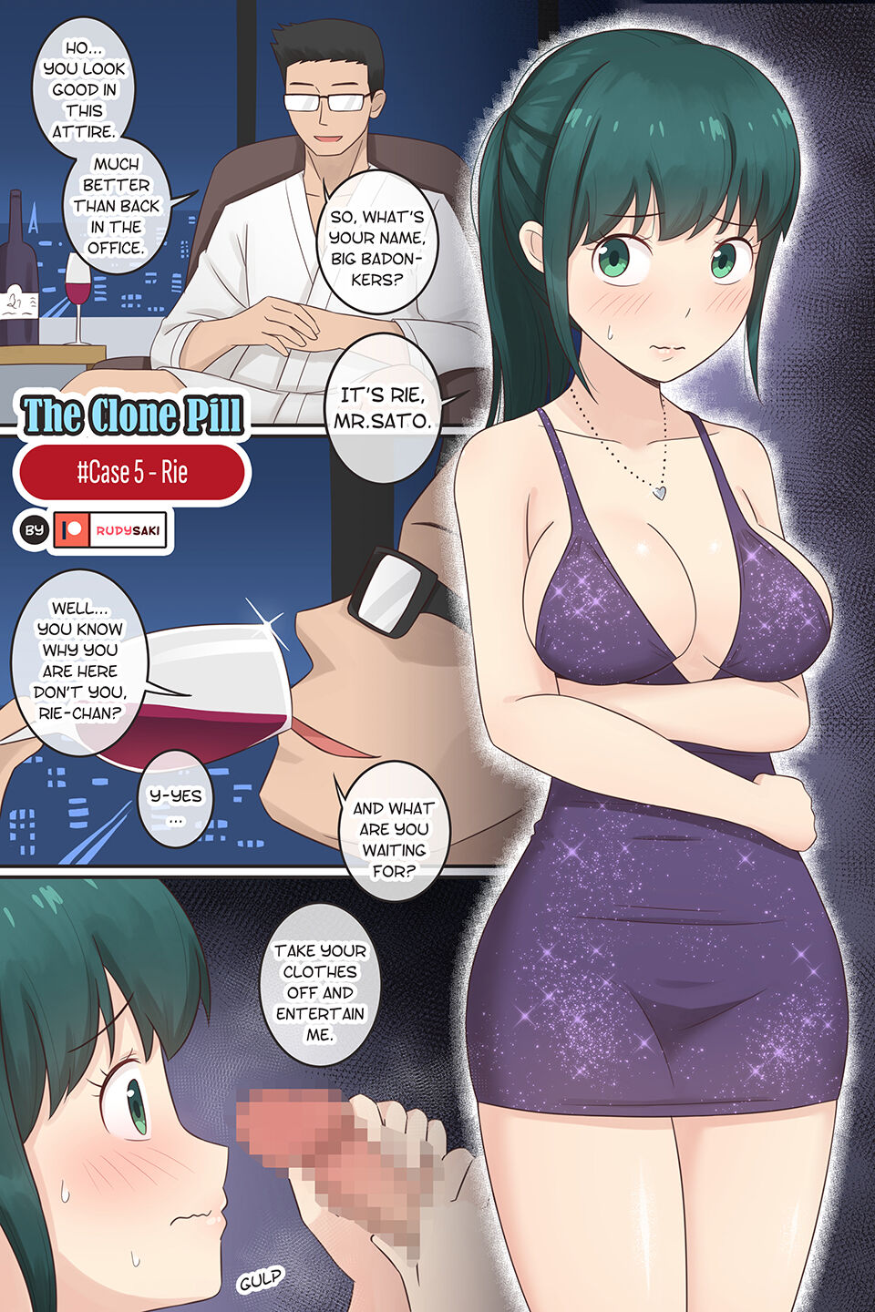 [RudySaki]The Clone Pill Case.5 - Rie Page 1