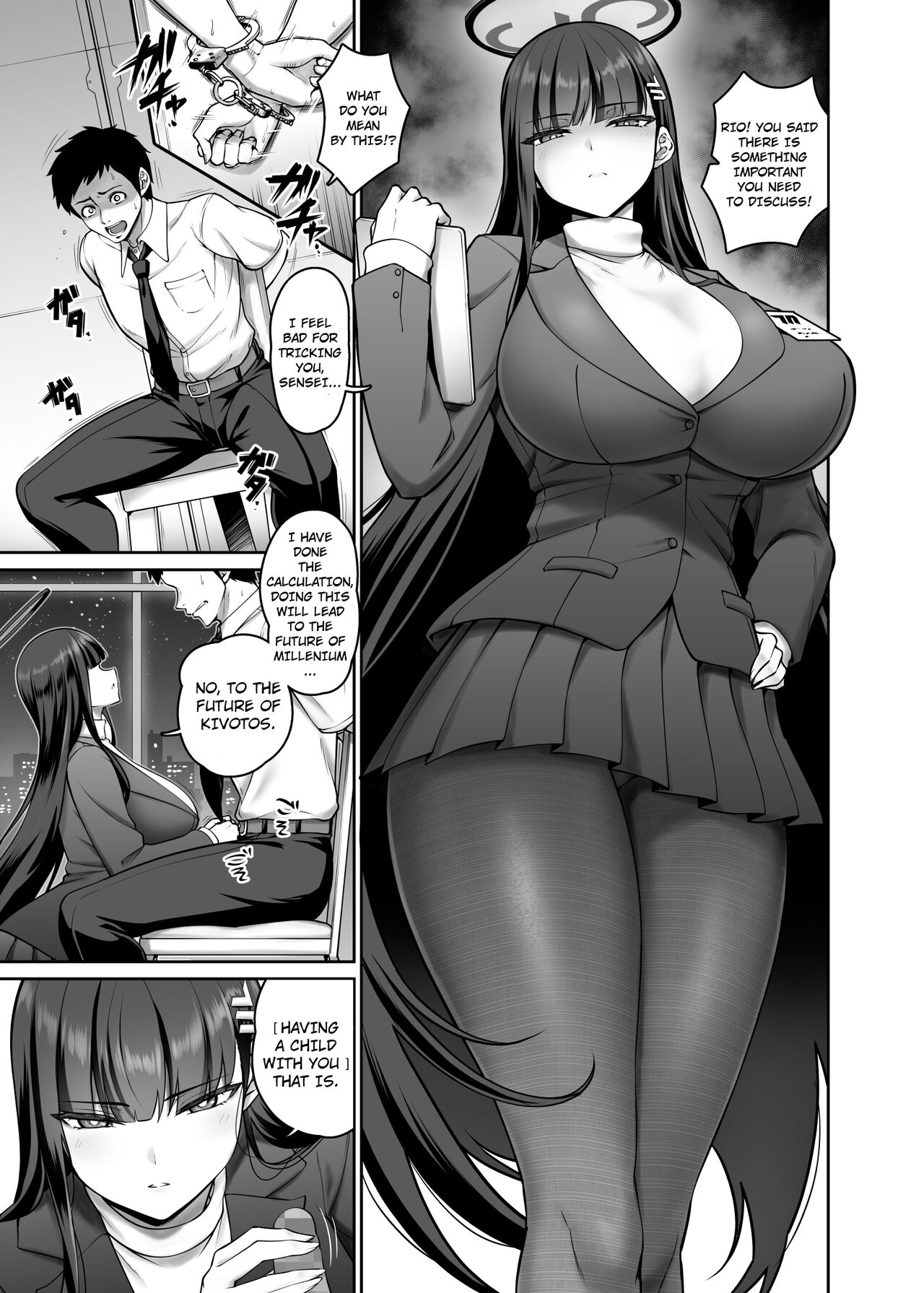 [Minamino Sazan]Rio Short Manga(Blue Archive) [English] Page 1