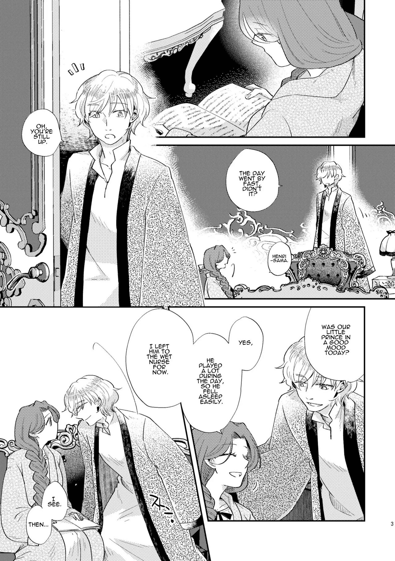 [Guzunoro. (Arishiro Ichiya)]Shounen Ou to Toshiue Ouhi  EverAfter  | The Boy King and His Older Queen  EverAfter[English] [ADTL] Page 5