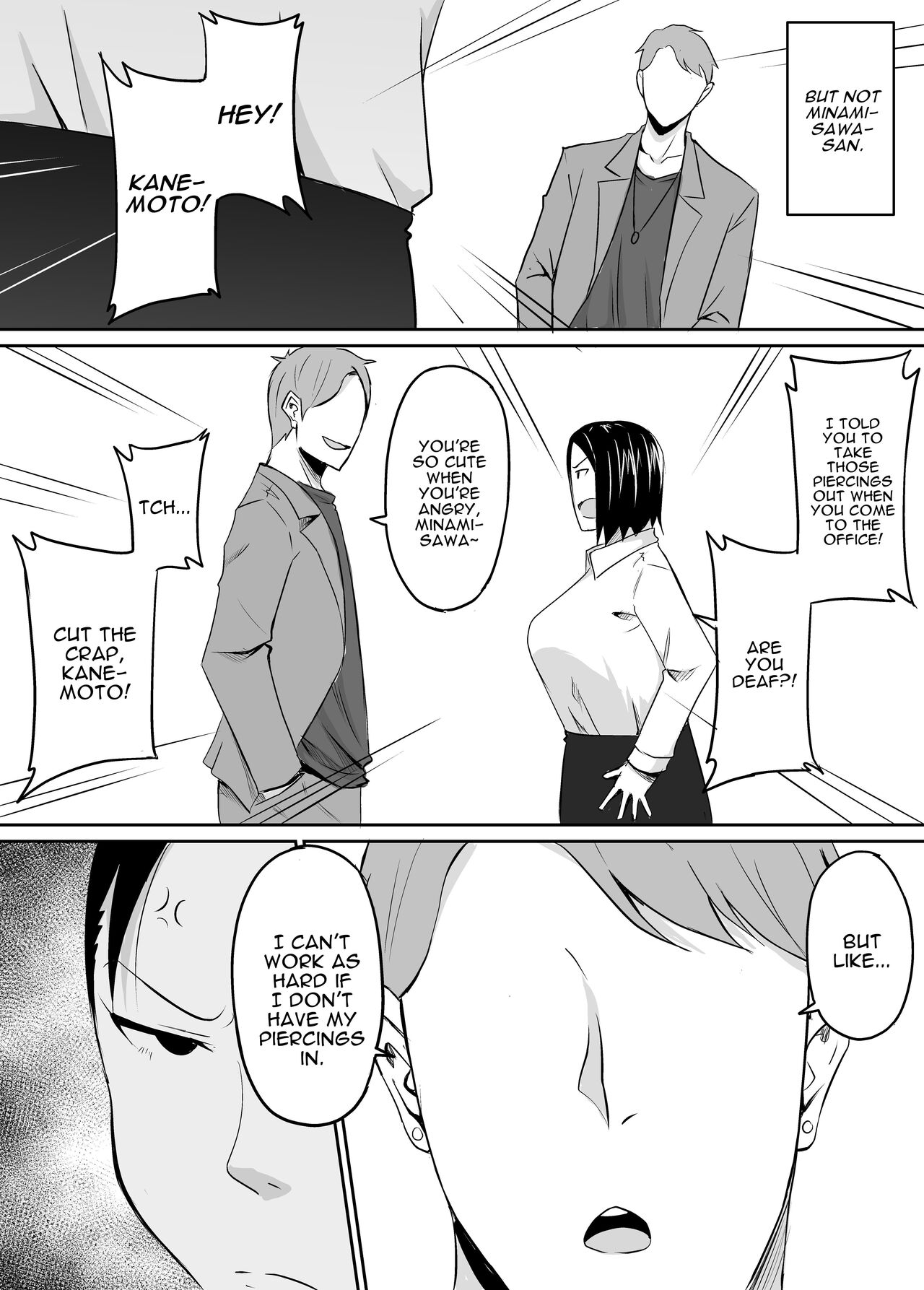 [Kinukazu Koubou (Kinuzuka Kazuki)]Akogare no Onna Joushi ga Douryou no Charao ni Otosareru Hanashi | The Boss I Have a Crush on was Corrupted by a Playboy[English] [Darg777 Translations] Page 5