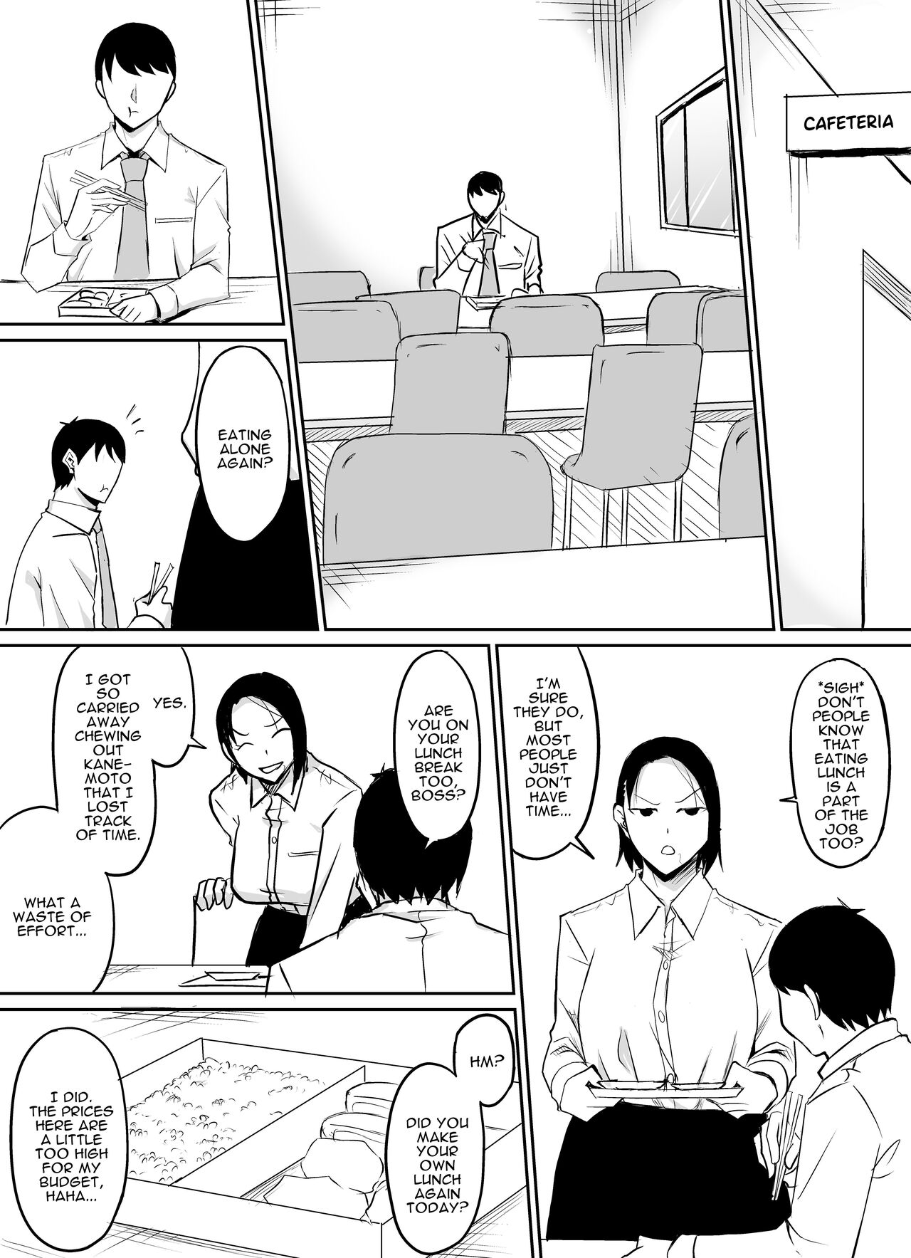 [Kinukazu Koubou (Kinuzuka Kazuki)]Akogare no Onna Joushi ga Douryou no Charao ni Otosareru Hanashi | The Boss I Have a Crush on was Corrupted by a Playboy[English] [Darg777 Translations] Page 7