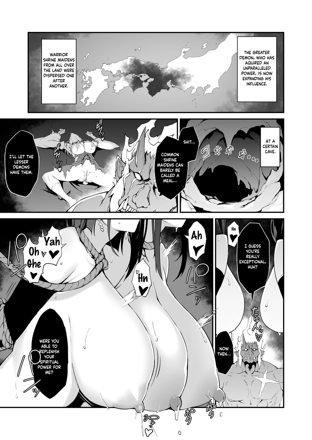 [Handful☆Happiness! (Nanahara Fuyuki)]Reijoku no Ikusamiko  | Battle Shrine Maiden of Humiliation[English] [PHILO] [Digital] Page 30
