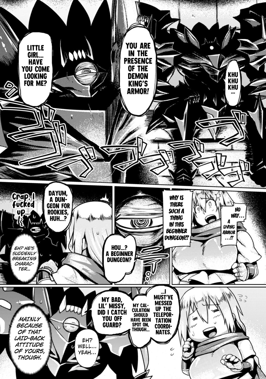 [Tabigarasu]Maou no Yoroi no Wana ~Shoshinsha Muke~ | The Trap of the Demon King's Armor ~For Rookies~( 2D Comic Magazine Shokushu Yoroi ni Zenshin o Okasare Mugen Zecchou! Vol. 2) [English] [Kuraudo] [Digital] Page 3