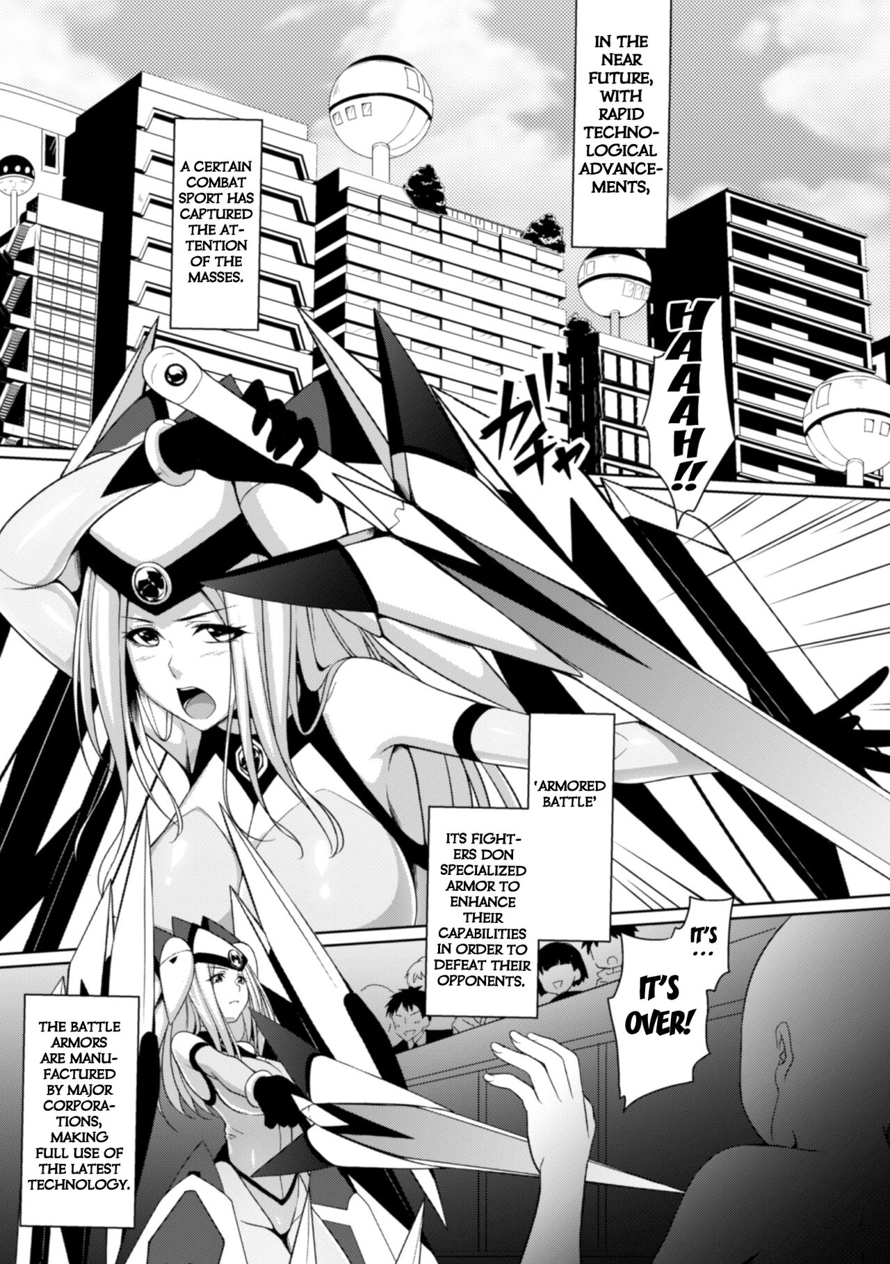 [Kazumu]Shokusou no Joou | The Tentacle Armor Queen(2D Comic Magazine Shokushu Yoroi ni Zenshin o Okasare Mugen Zecchou! Vol. 5 ) [English] [Kuraudo] [Digital] Page 1