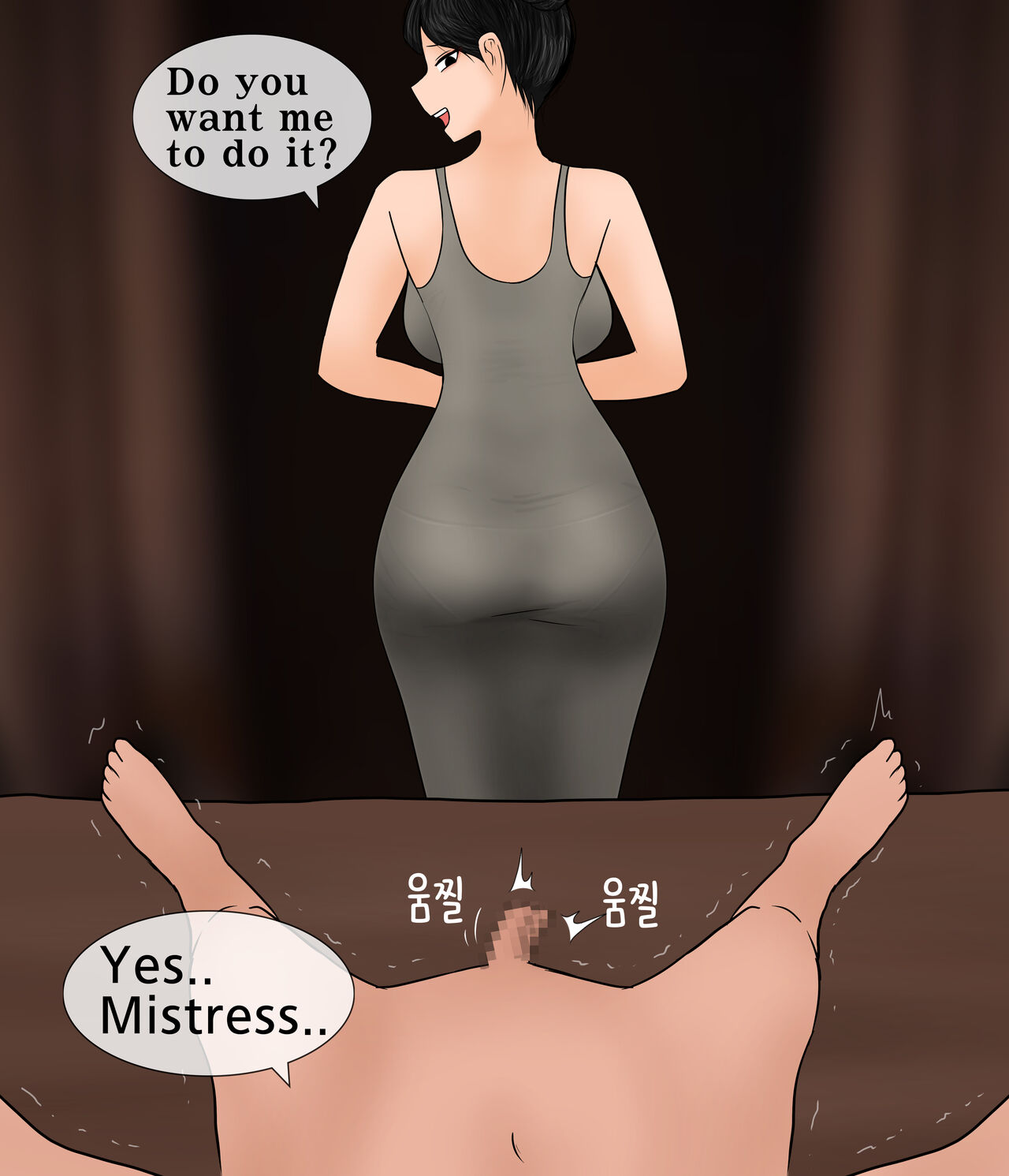 Being a slave of low-educated big ass wife-1 Page 42