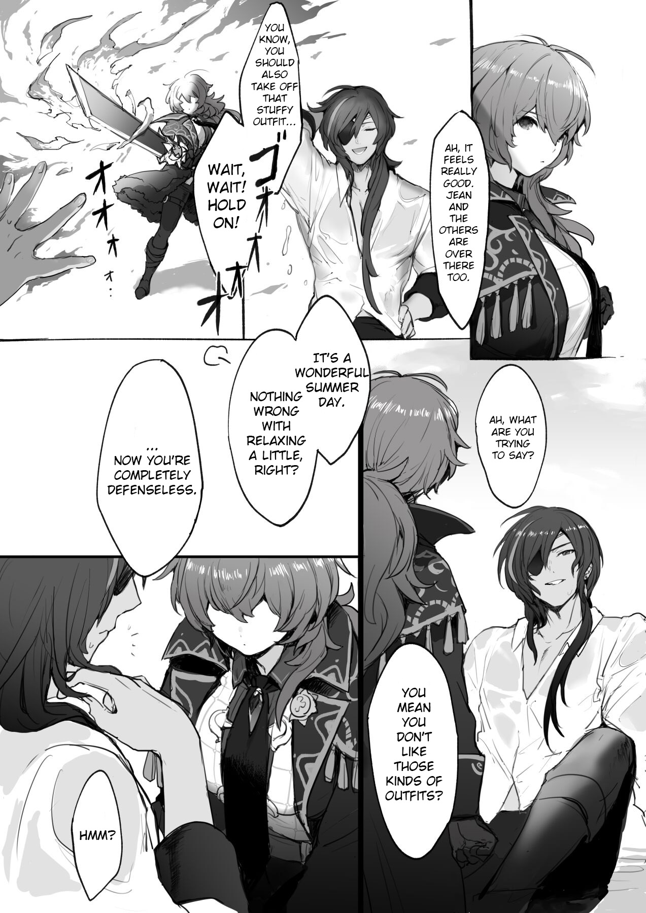 [Nuru]Nakayoshi Kaeya & Diluc Wa Chapter 1(Genshin Impact) [English] Page 4