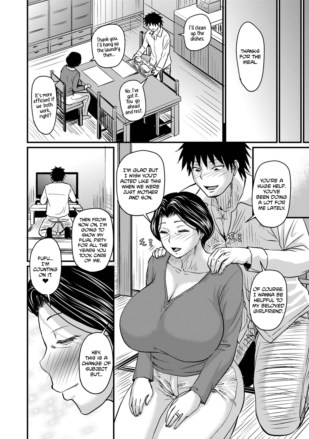 [Jirou]Kono Onna wa Ore no... | Mom is Mine... Chapter 1-4[English] [CulturedCommissions] [Digital] Page 56