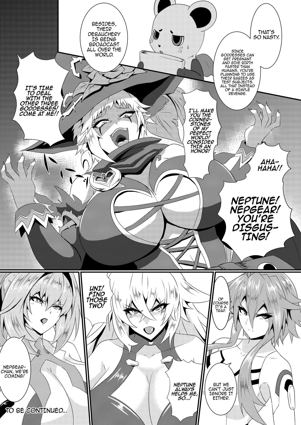 [Shiro Brownie (Seshiro)]Pleasure of the Goddesses -Nep-(Hyperdimension Neptunia) [English] {Doujins.com} [Digital] Page 25