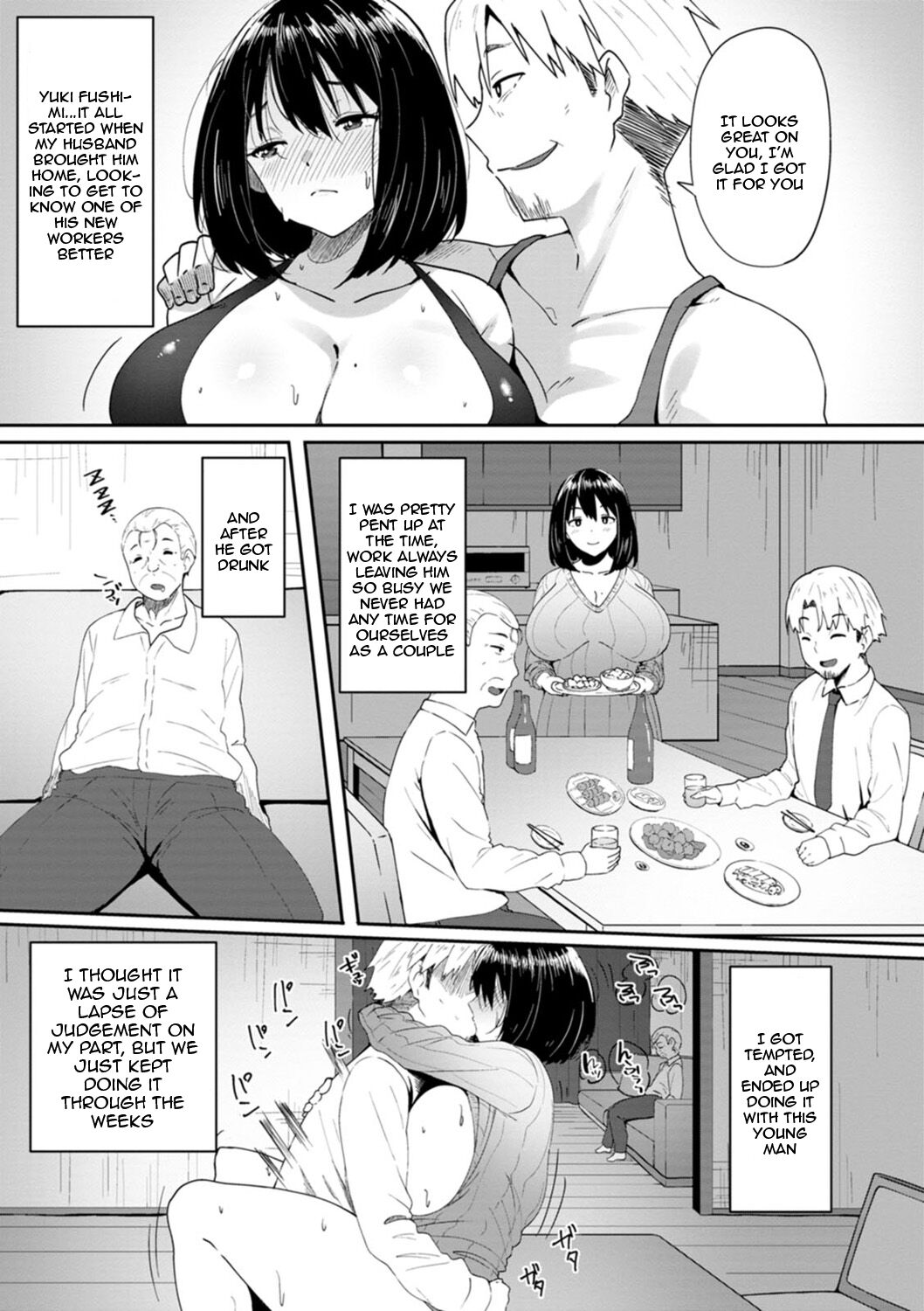 [Skylader]Nikuzuma wa Netorareru | The Meaty Wife Gets Taken Away Ch. 1-6[English] {Doujins.com} [Digital] Page 60