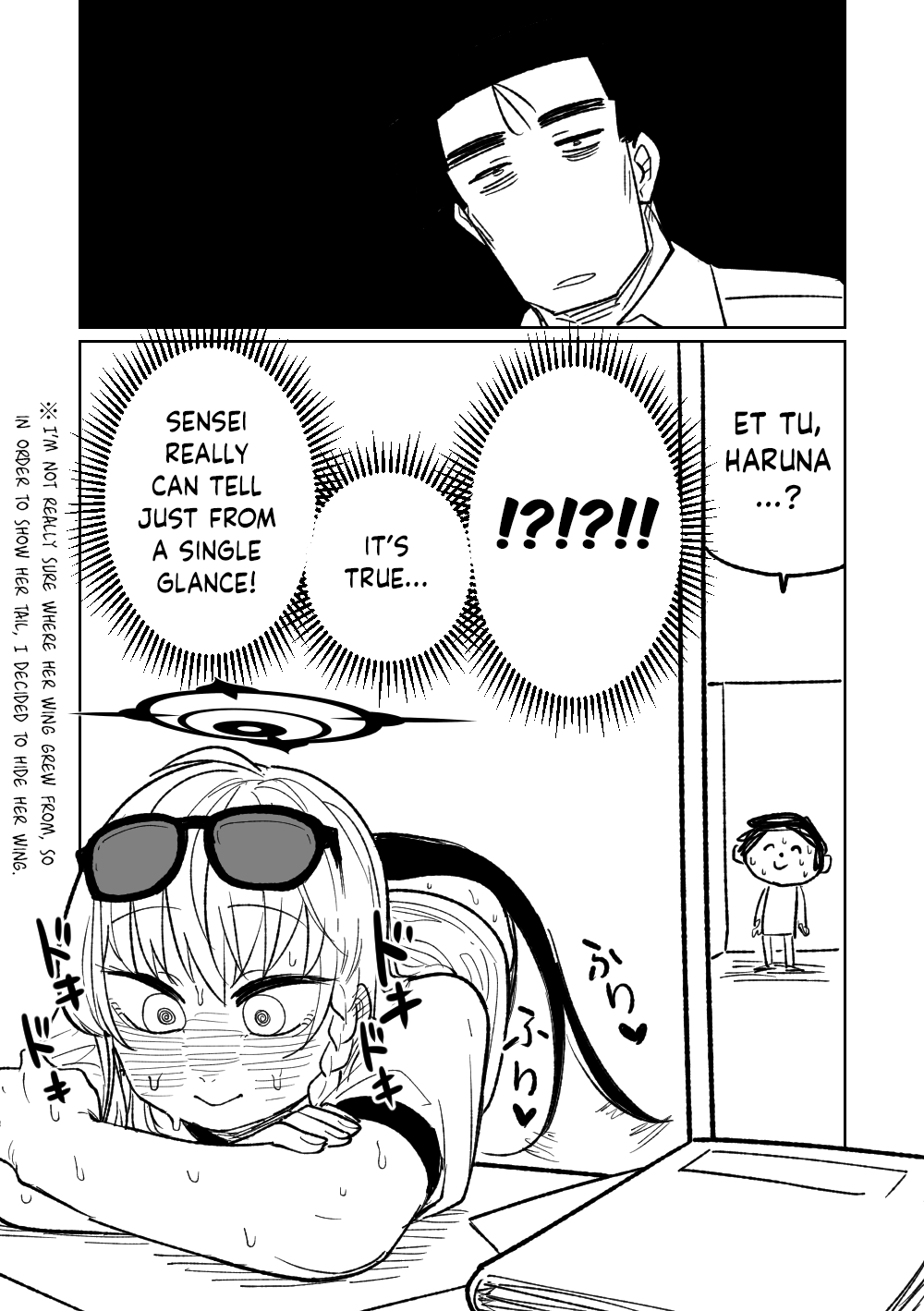 [Asahina Yoshitosi]KabeShiri | Help, Step-Sensei, I'm Stuck!(Blue Archive) [English] Page 4