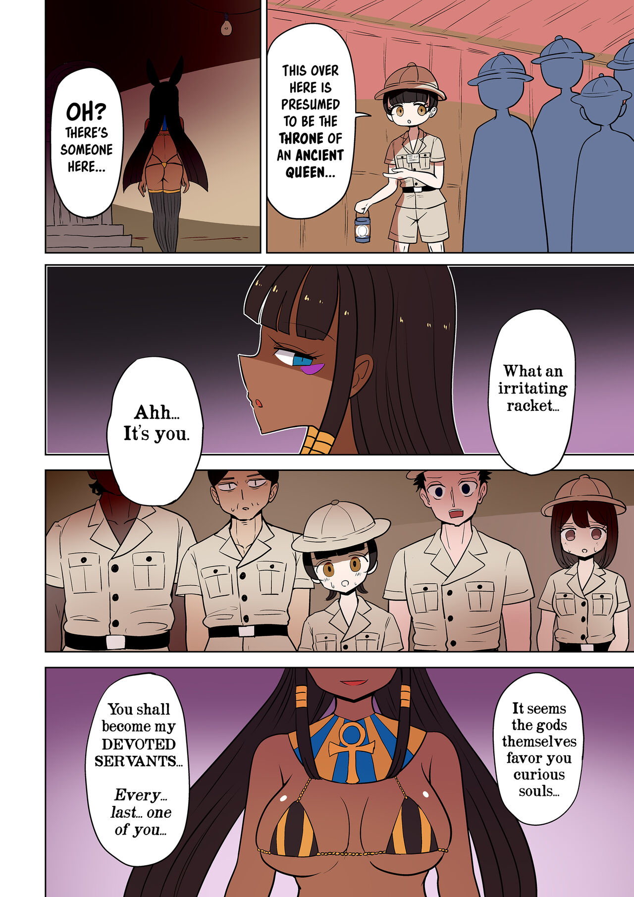 [Murasaki Nyanko Bar (Vae)]Pharaoh's Curse(Chabatake Vae no TS Tanpenshuu 4) [English] Page 7