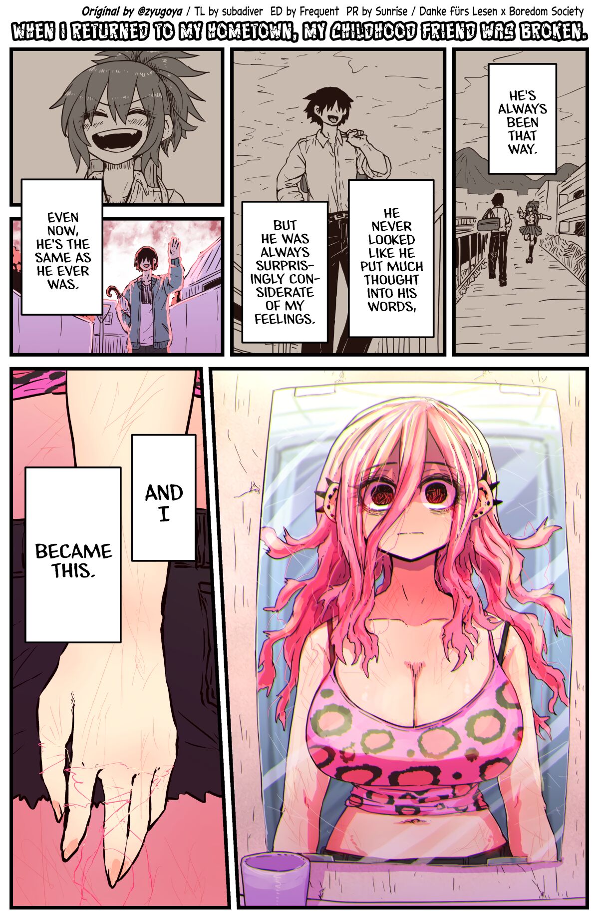 [Zyugoya]Jimoto ni Kaettekitara Osananajimi ga Kowareteta | When I Returned to My Hometown, My Childhood Friend was Broken(MainStory+FANBOX) [English] Page 11