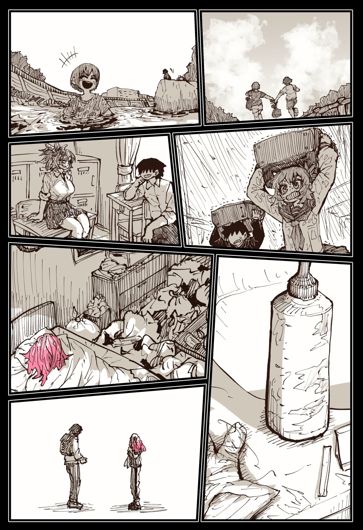 [Zyugoya]Jimoto ni Kaettekitara Osananajimi ga Kowareteta | When I Returned to My Hometown, My Childhood Friend was Broken(MainStory+FANBOX) [English] Page 149