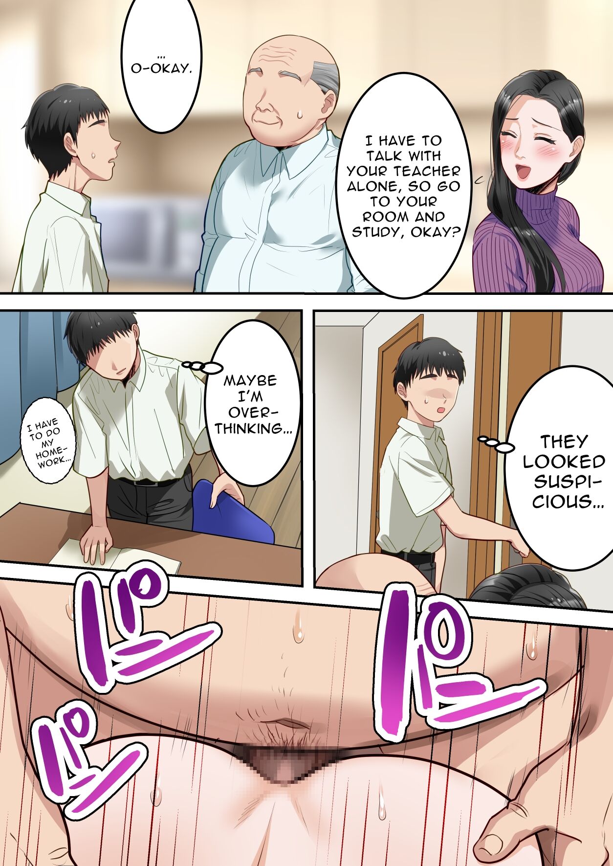 [Yuriko Club]Boku no Daisuki na Okaa-san o Tannin no Sensei ni Toraremashita | My Beloved Mother Was Taken By My Homeroom Teacher[English] [Solid Rose] Page 46