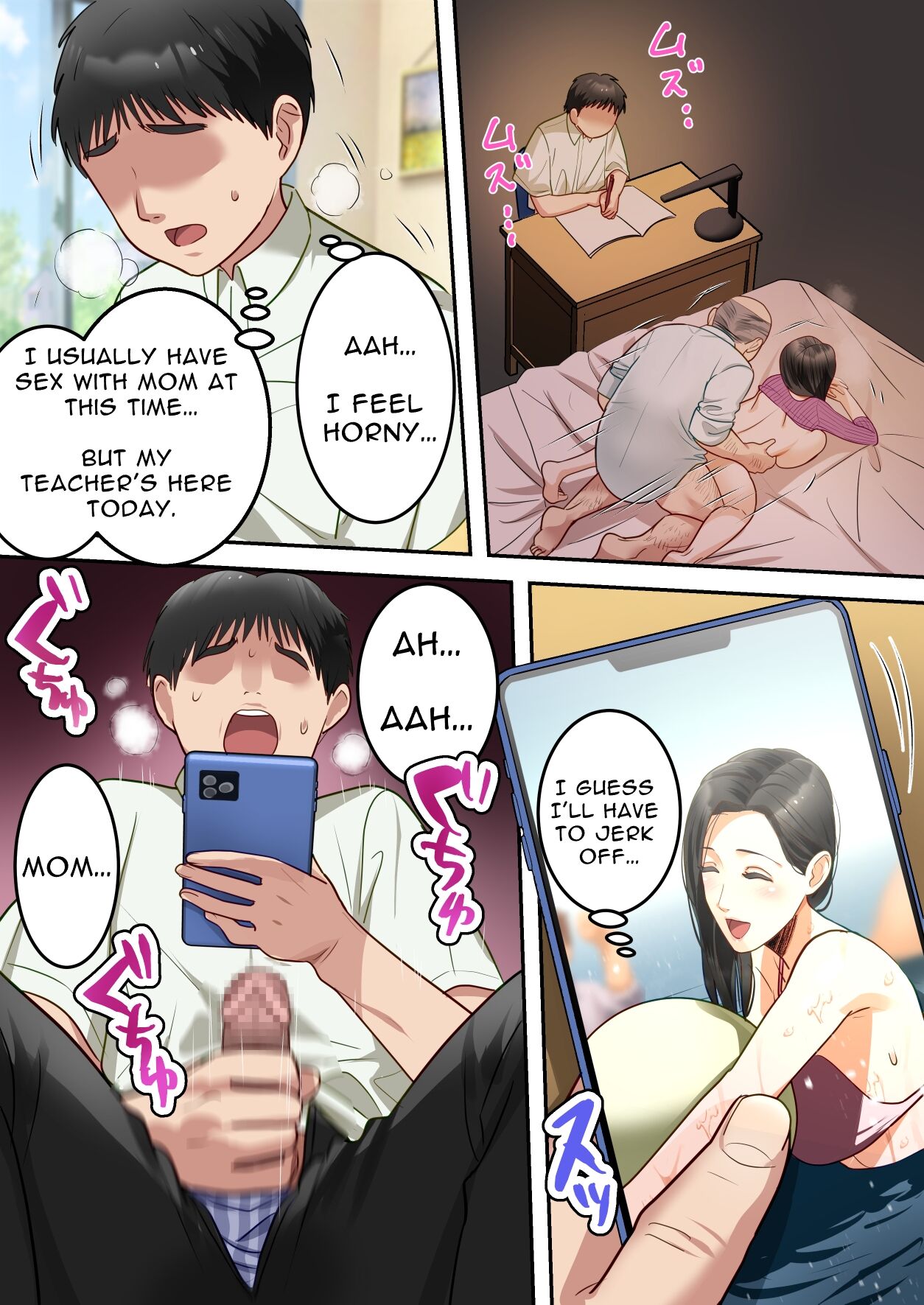 [Yuriko Club]Boku no Daisuki na Okaa-san o Tannin no Sensei ni Toraremashita | My Beloved Mother Was Taken By My Homeroom Teacher[English] [Solid Rose] Page 50