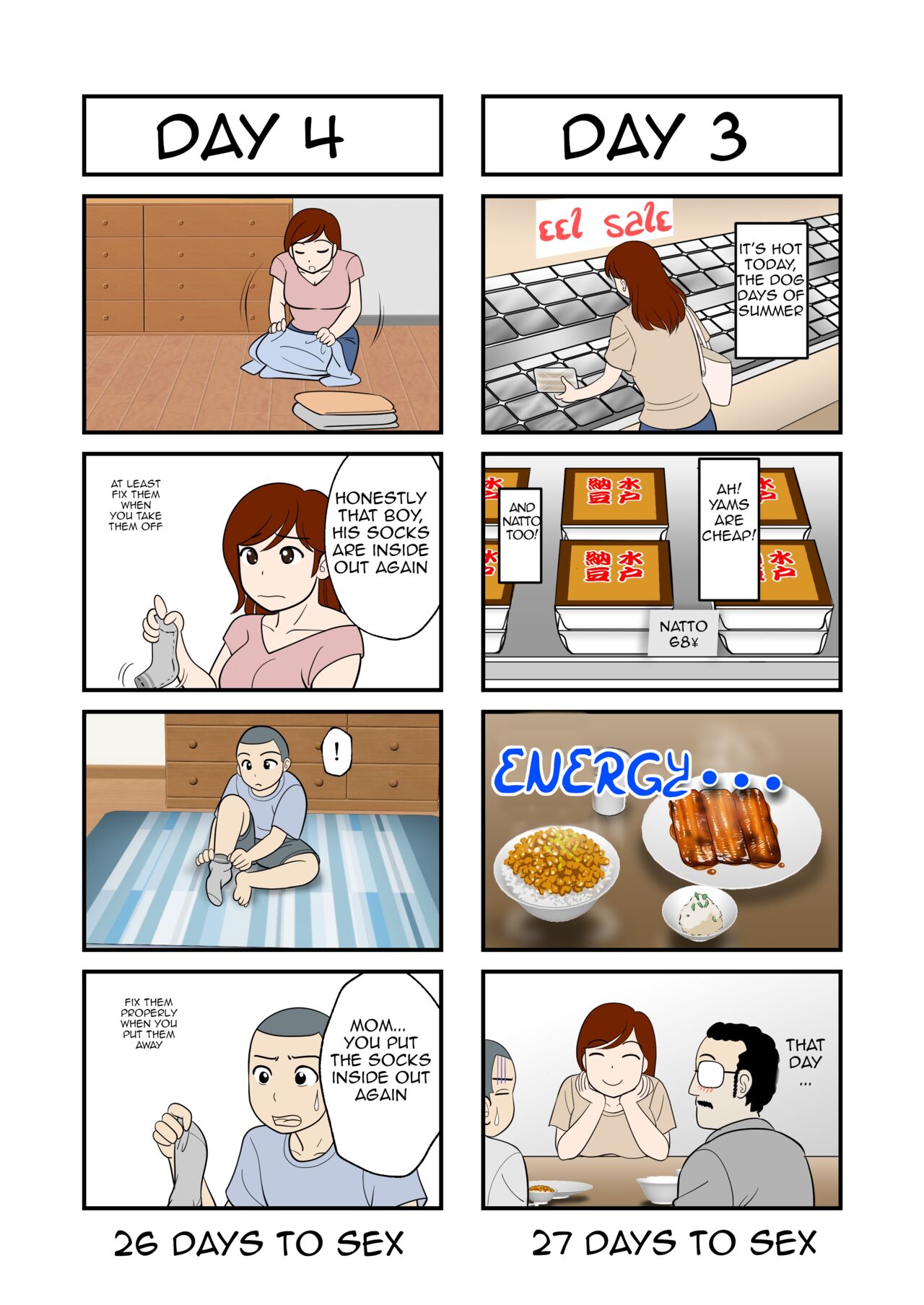 [Fuwatoro Opanchu Cake]30-nichi go ni SEX suru ~Haha to Musuko~|After 30 Days I'll Have Sex ~Mother and Son~[English][Amoskandy] Page 4