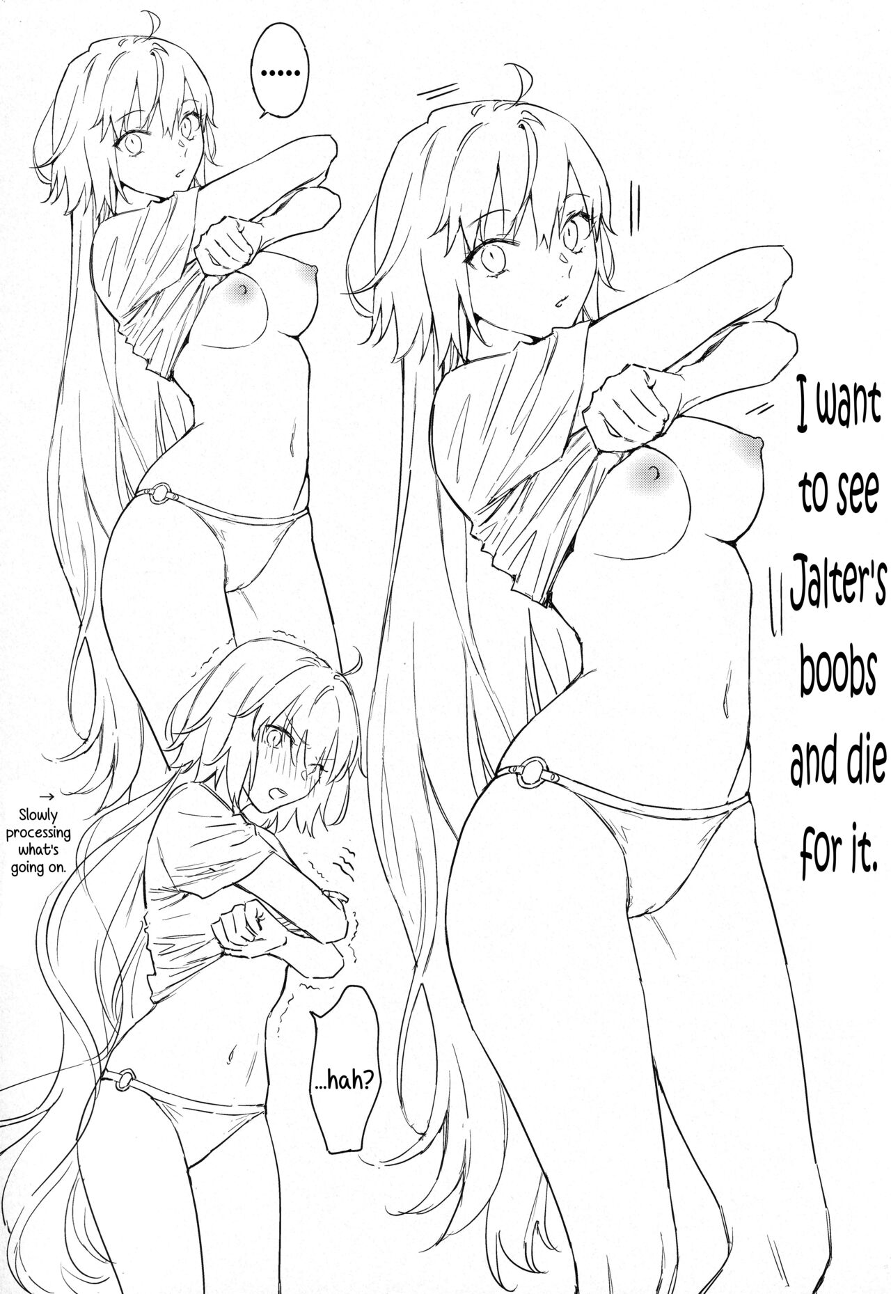 (C100) [Kindou Shoujo (nipi)]Artoria Alter x Jeanne Alter Sairokushuu(Fate/Grand Order) [English] [SDTLs] Page 105