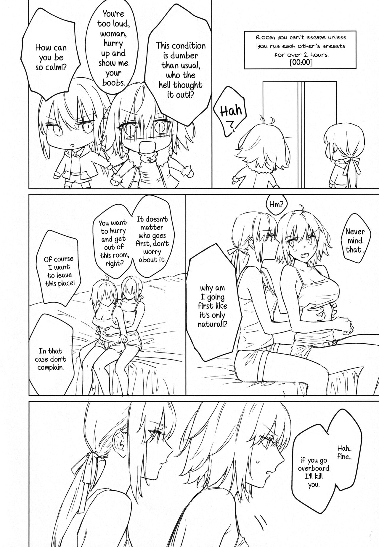 (C100) [Kindou Shoujo (nipi)]Artoria Alter x Jeanne Alter Sairokushuu(Fate/Grand Order) [English] [SDTLs] Page 106