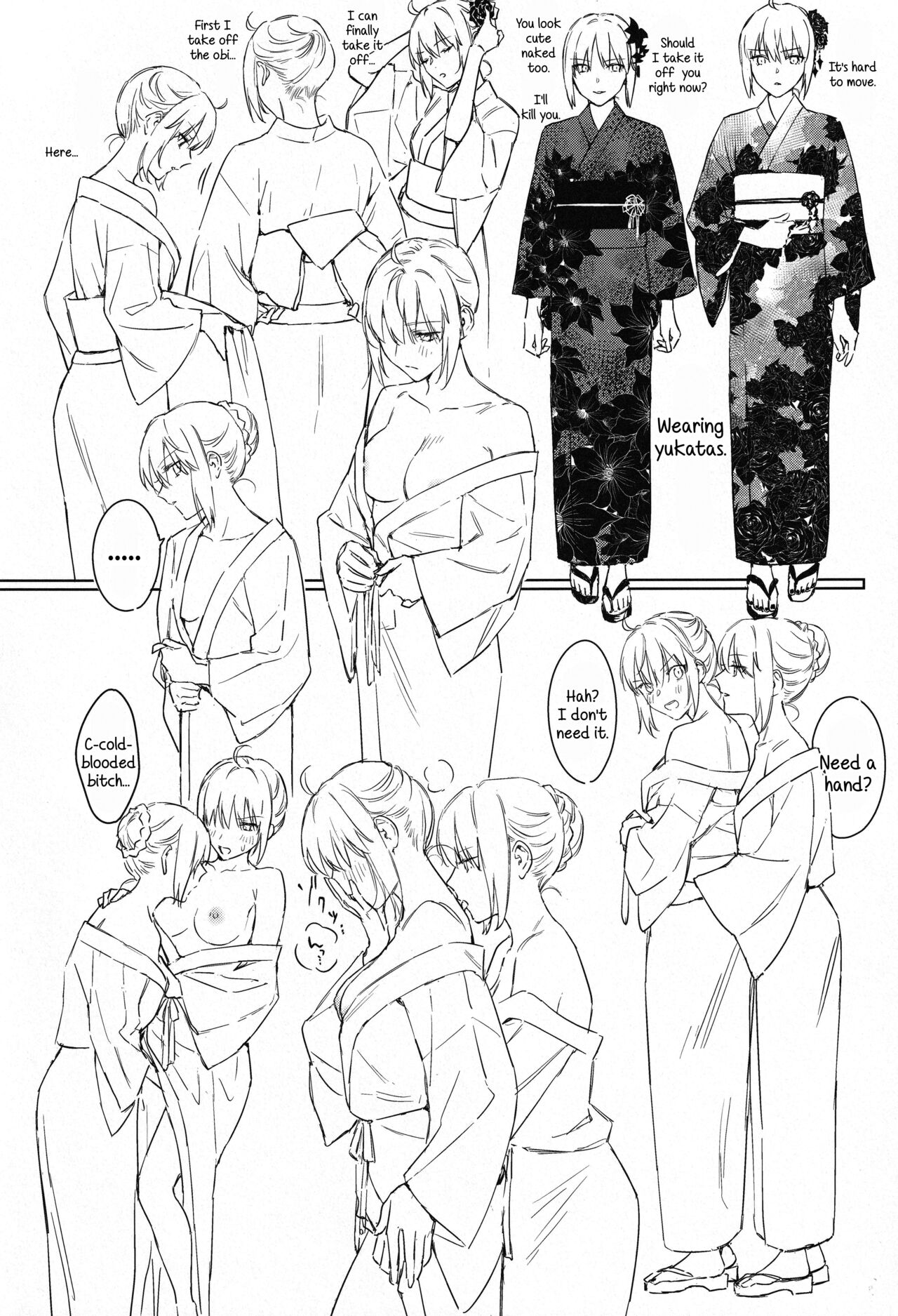 (C100) [Kindou Shoujo (nipi)]Artoria Alter x Jeanne Alter Sairokushuu(Fate/Grand Order) [English] [SDTLs] Page 118
