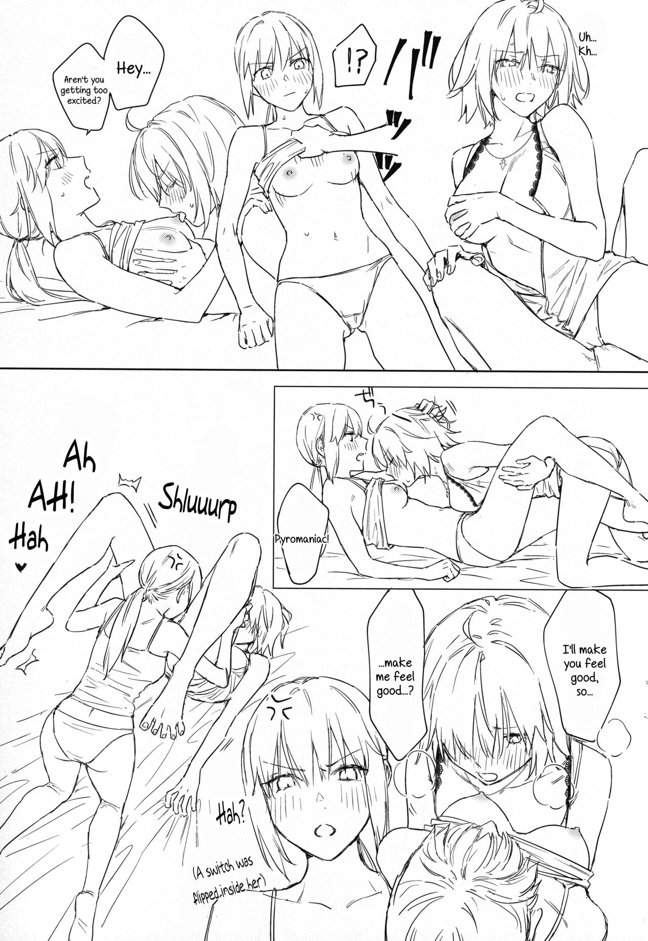 (C100) [Kindou Shoujo (nipi)]Artoria Alter x Jeanne Alter Sairokushuu(Fate/Grand Order) [English] [SDTLs] Page 127