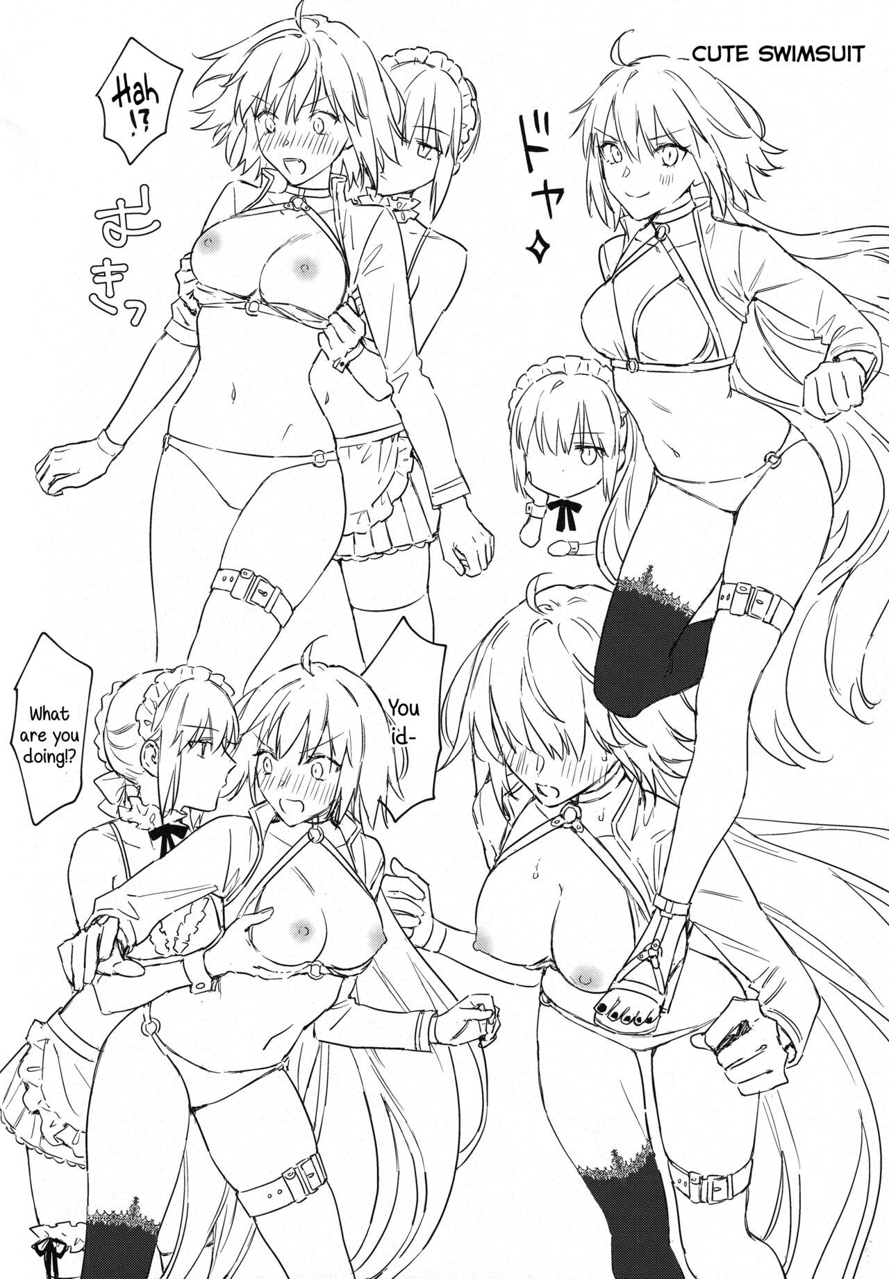 (C100) [Kindou Shoujo (nipi)]Artoria Alter x Jeanne Alter Sairokushuu(Fate/Grand Order) [English] [SDTLs] Page 132
