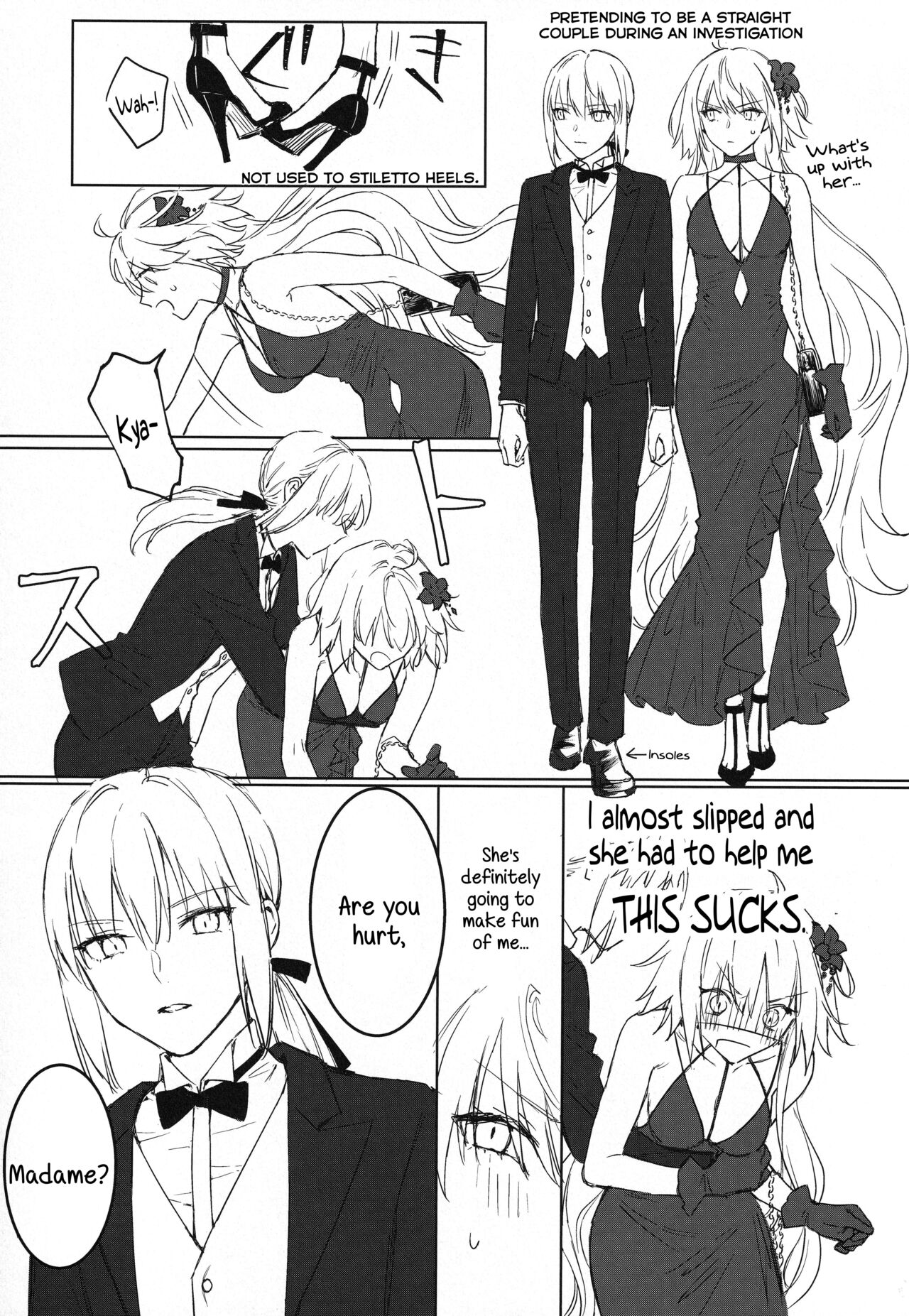 (C100) [Kindou Shoujo (nipi)]Artoria Alter x Jeanne Alter Sairokushuu(Fate/Grand Order) [English] [SDTLs] Page 135