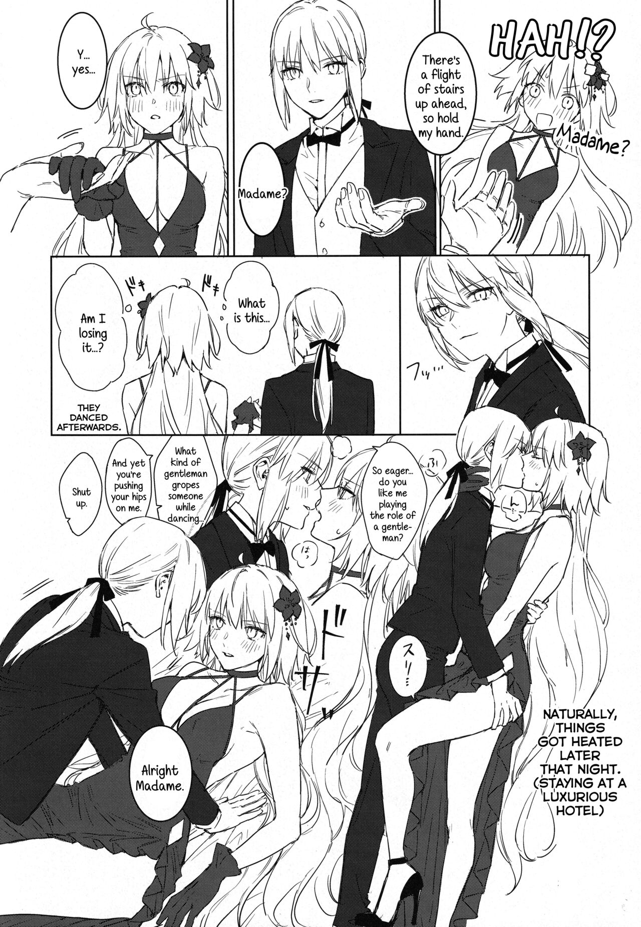 (C100) [Kindou Shoujo (nipi)]Artoria Alter x Jeanne Alter Sairokushuu(Fate/Grand Order) [English] [SDTLs] Page 136