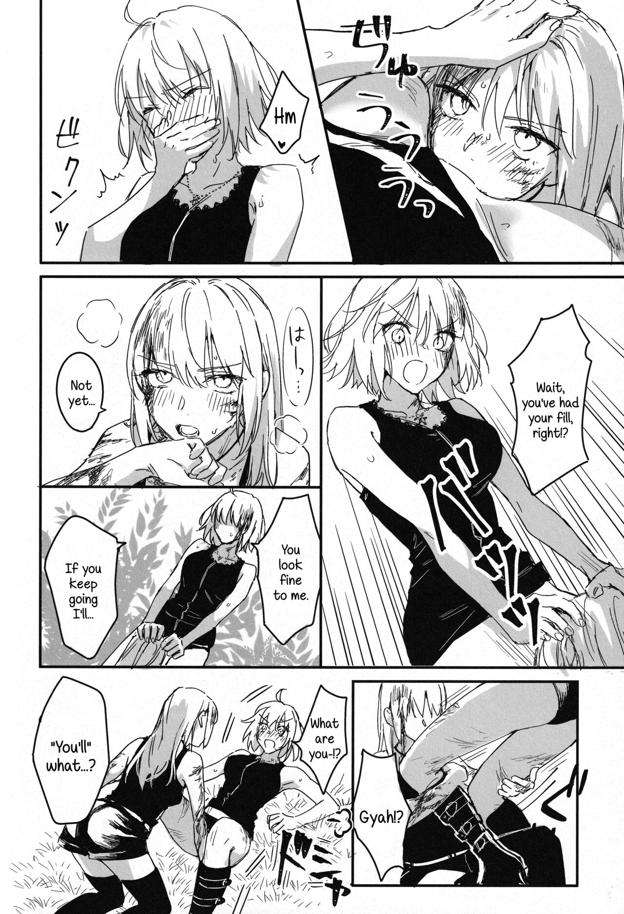 (C100) [Kindou Shoujo (nipi)]Artoria Alter x Jeanne Alter Sairokushuu(Fate/Grand Order) [English] [SDTLs] Page 156