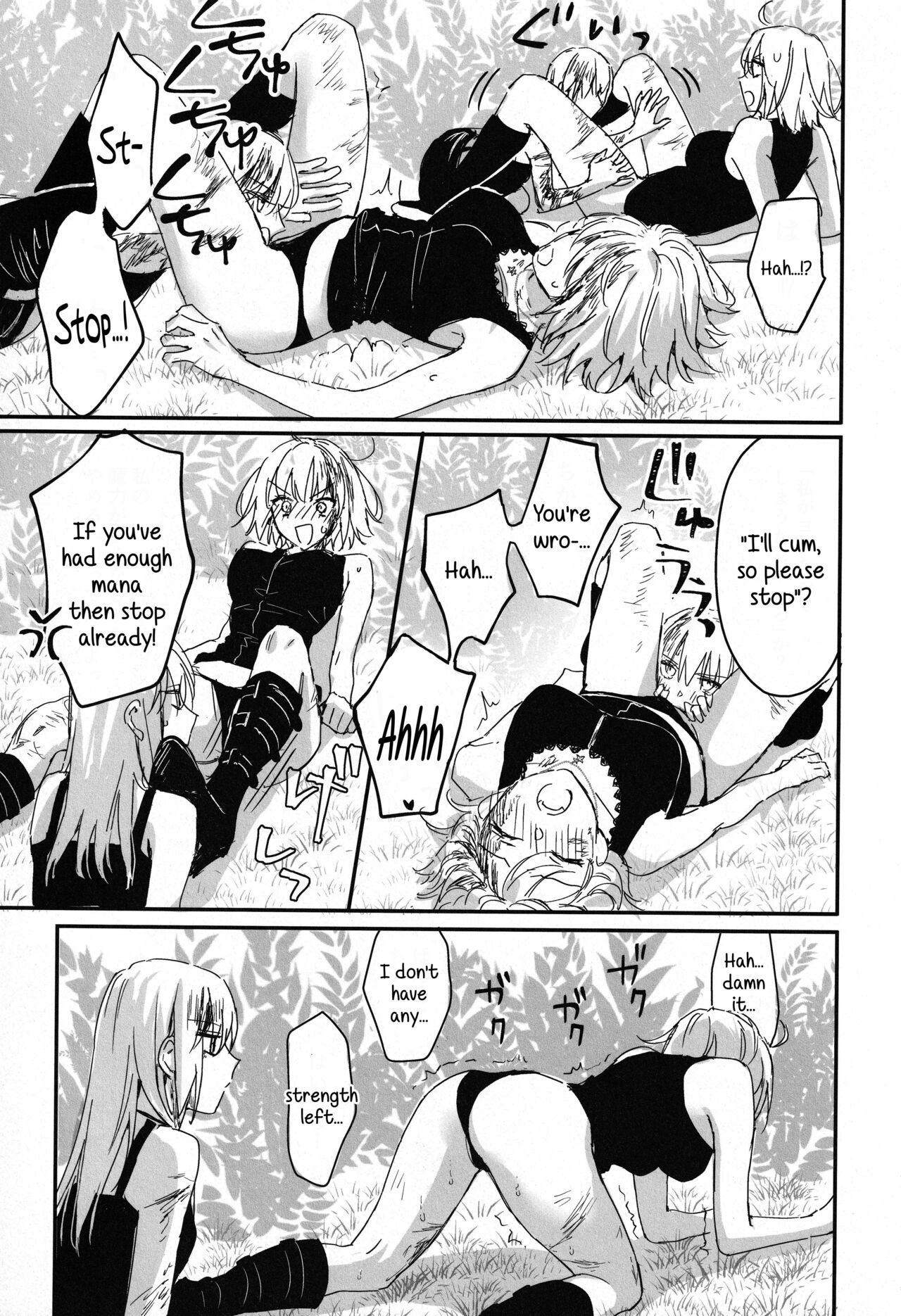 (C100) [Kindou Shoujo (nipi)]Artoria Alter x Jeanne Alter Sairokushuu(Fate/Grand Order) [English] [SDTLs] Page 157